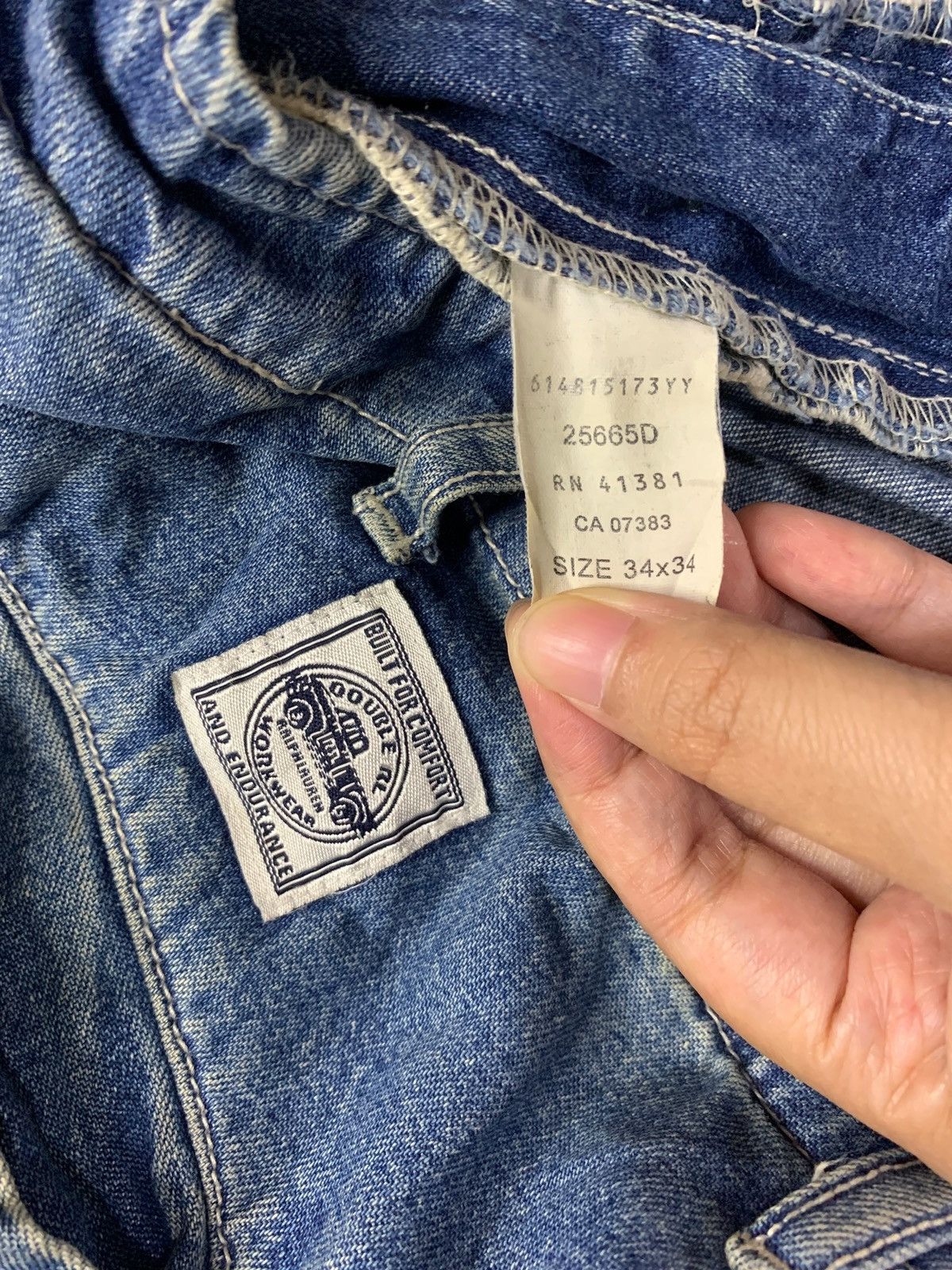 RRL Ralph Lauren Vintage USA RRL Ralph Lauren Mud Wash Baggy Cargo Jeans Size US 38 / EU 54 - 9 Thumbnail