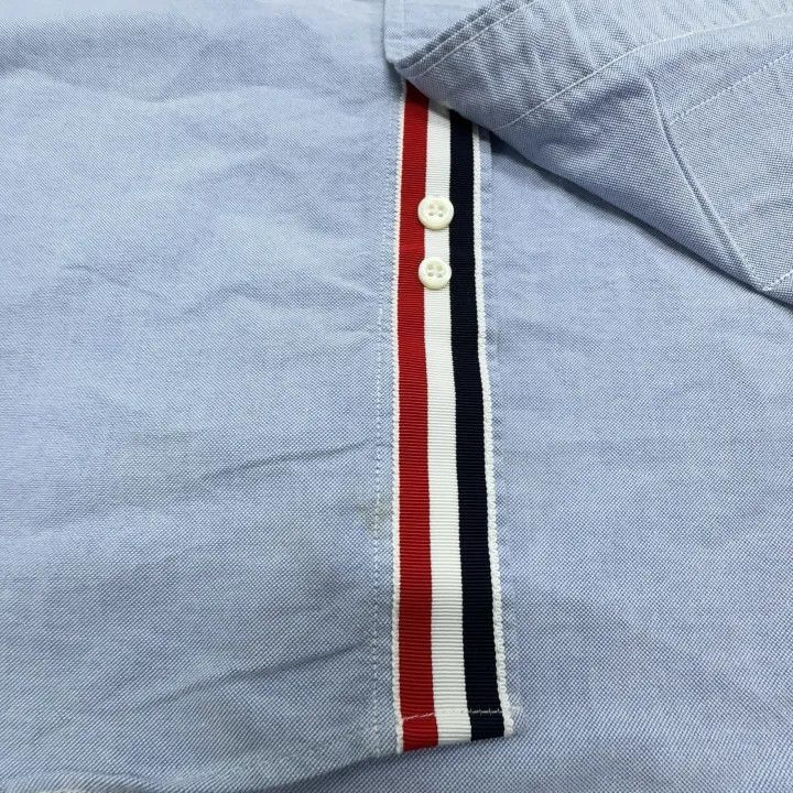Thom Browne Thom Browne Classic Satin Oxford Long Sleeve Shirt -2507 Size US M / EU 48-50 / 2 - 9 Thumbnail
