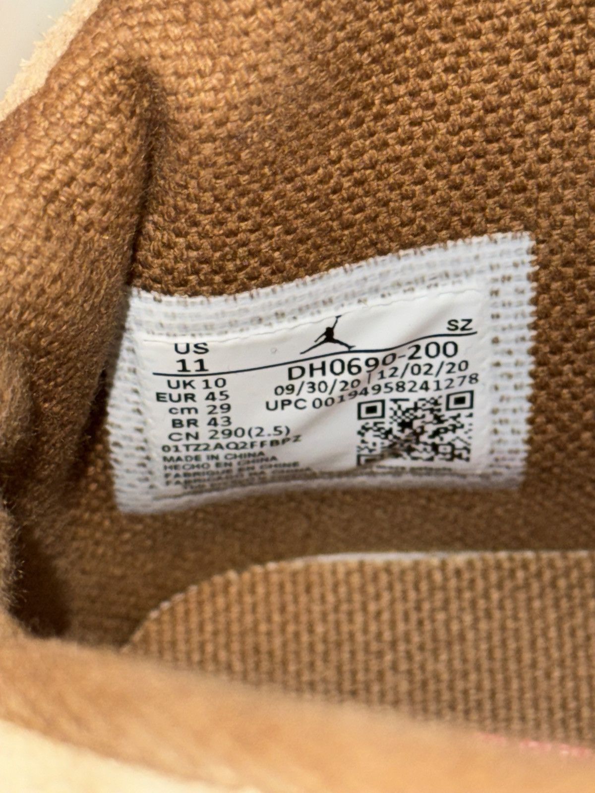 Jordan Brand × Travis Scott Travis Scott x Air Jordan 6 Retro ‘British Khaki’ Size US 11 / EU 44 - 19 Thumbnail