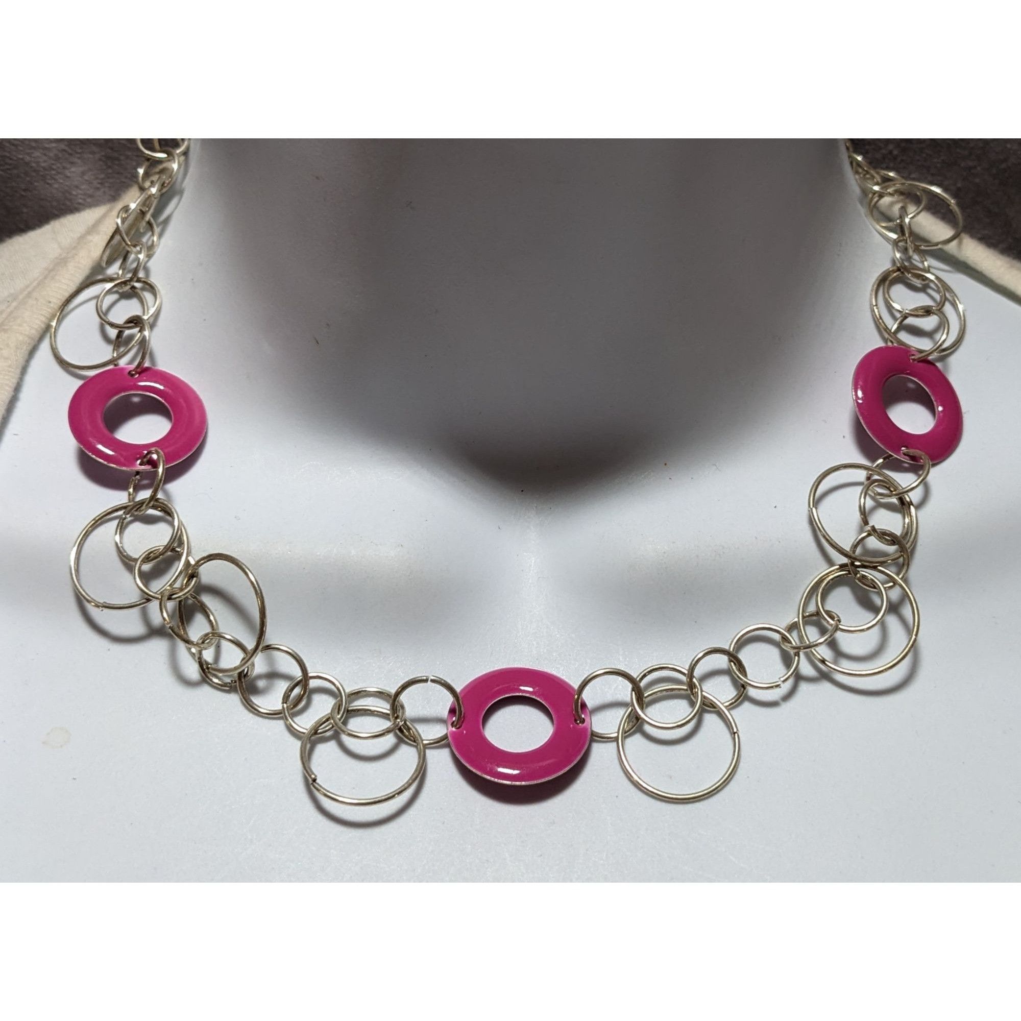 Other Silver And Pink Ring Neckalce Size ONE SIZE - 5 Thumbnail