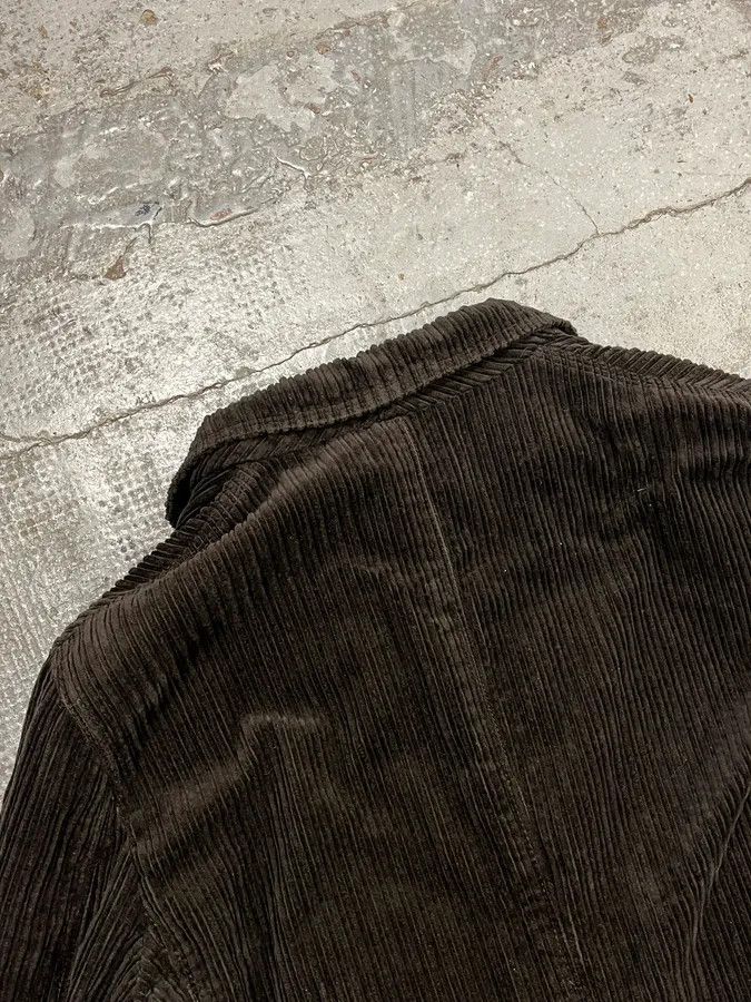 Dolce & Gabbana 2000s Dolce & Gabbana Brown Corduroy Puffer Double Layer Jacket Size 44R - 8 Thumbnail