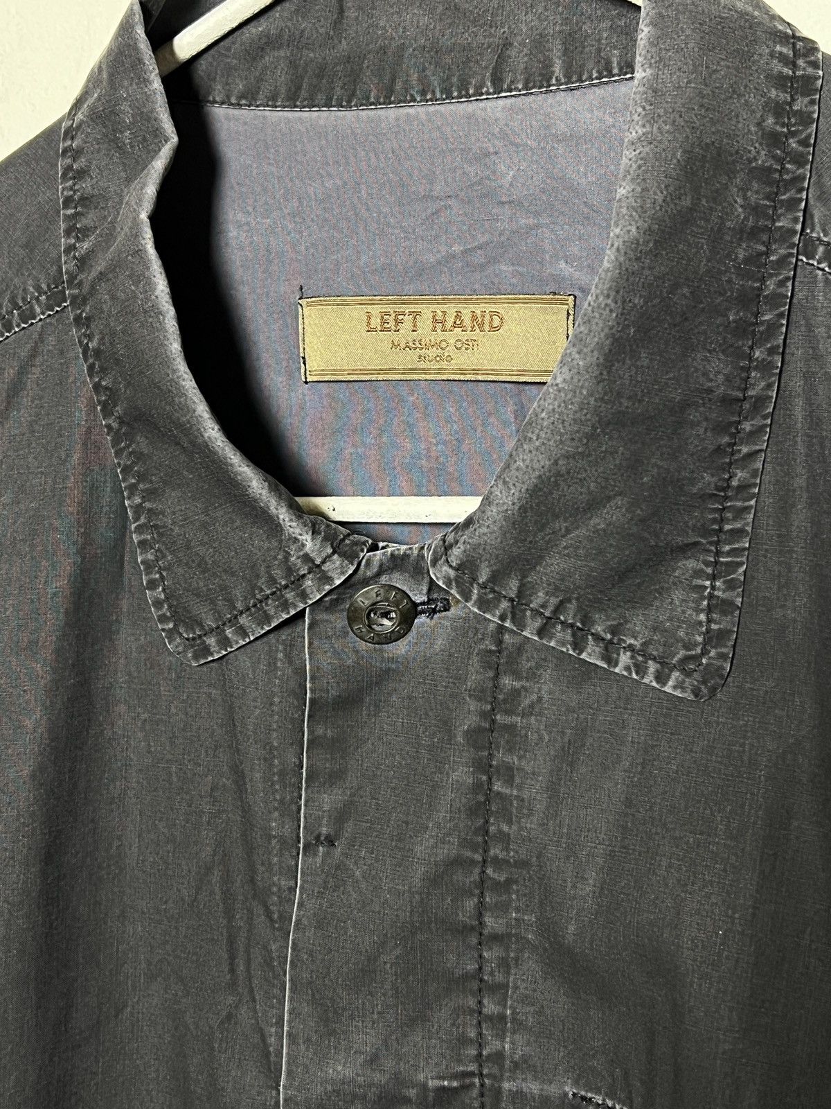 Left Hand Left Hand by Massimo Osti Faded Black shirt Size US L / EU 52-54 / 3 - 4 Thumbnail