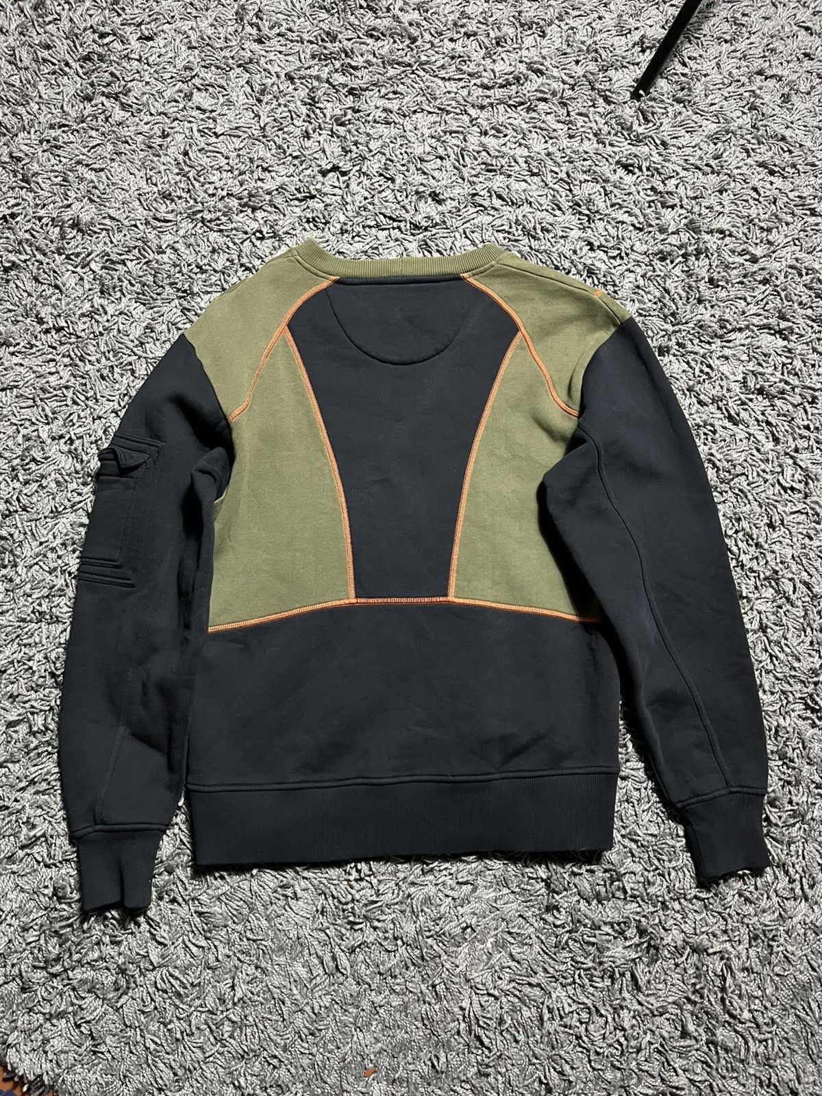 Versace VERSUS VERSACE OLIVE PANEL LOGO COTTON SWEATSHIRT RRP 565$ Size US S / EU 44-46 / 1 - 8 Thumbnail