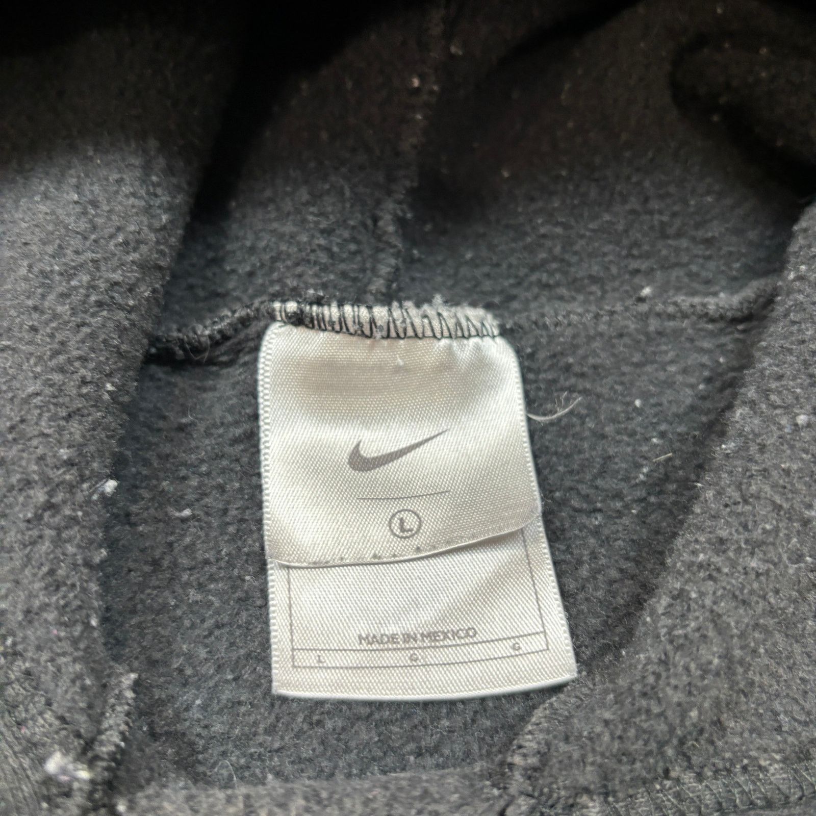 Nike × Vintage VTG Y2K Nike Silver Tag Center Swoosh Hoodie Pullover Mens L Size US L / EU 52-54 / 3 - 4 Thumbnail