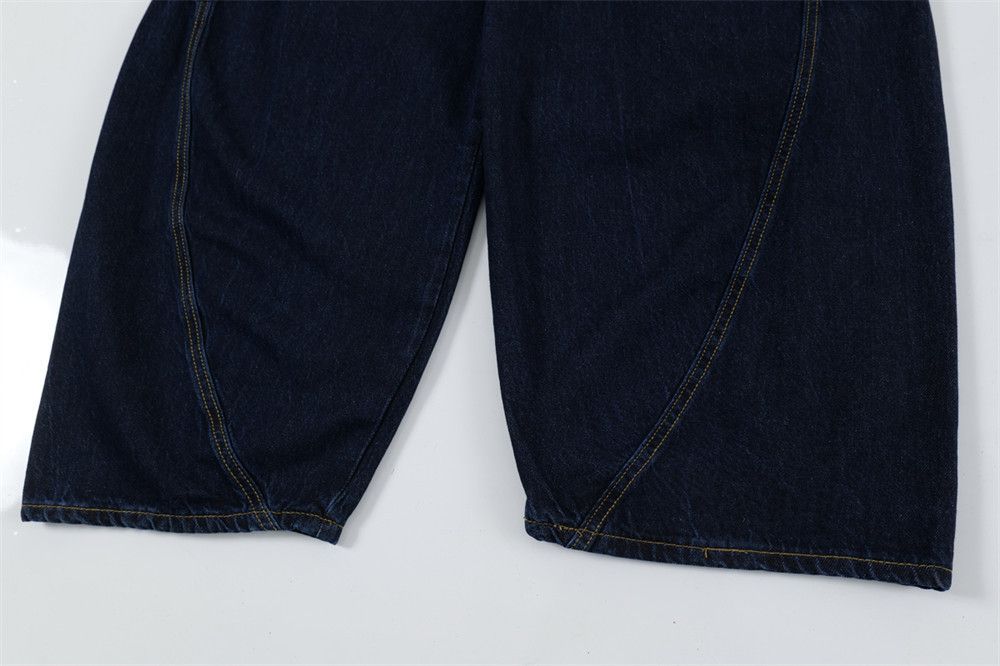 Japanese Brand × Jean Men's color matching pocket loose scimitar cargo jeans y2k Size US 32 / EU 48 - 7 Thumbnail