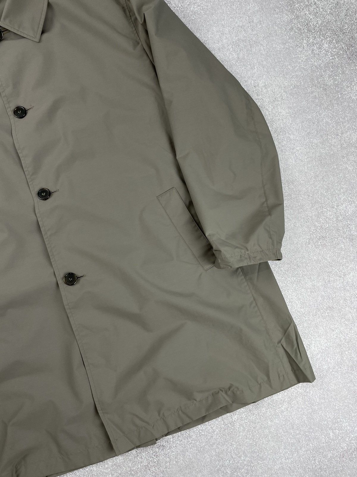 Mandelli Enrico Mandelli Nylon Trench Coat Men’s Size 58 Size US XXL / EU 58 / 5 - 5 Thumbnail