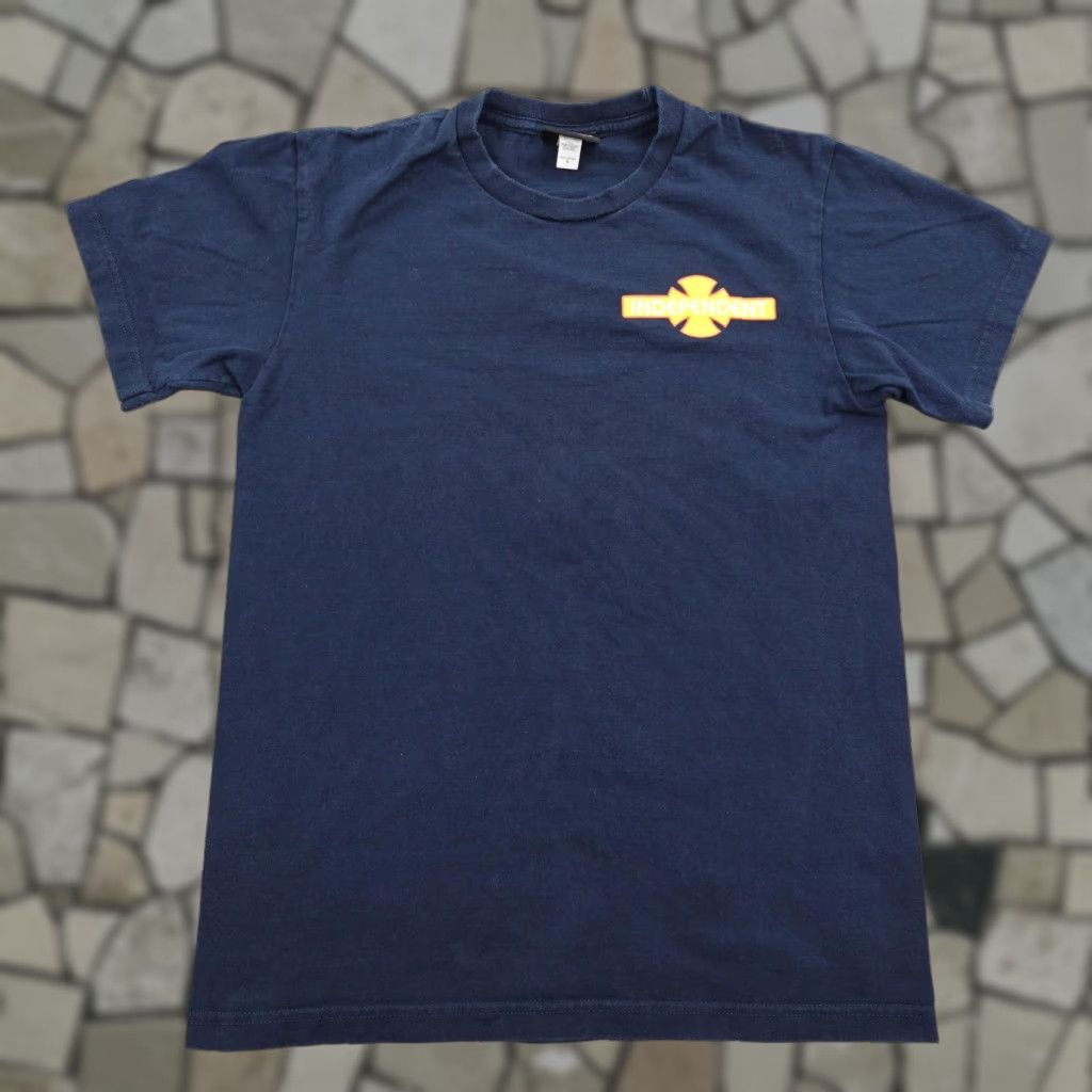 Vintage VINTAGE Independent Trucks Shirt Mens Small Blue Cross Logo Skateboard NHS Tag Shirt Size US S / EU 44-46 / 1 - 1 Thumbnail