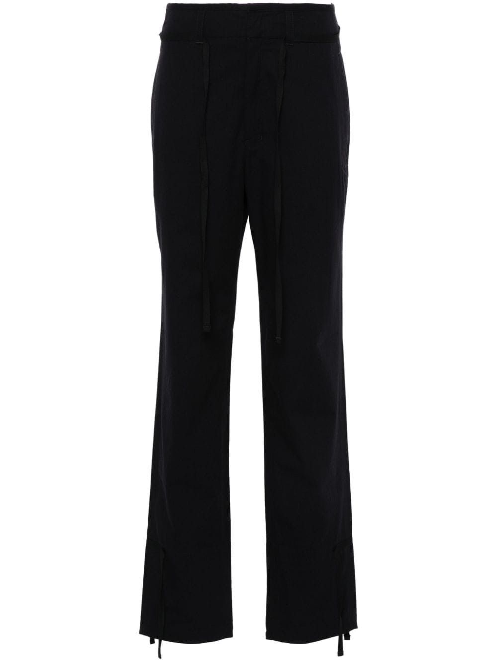 Lemaire COTTON DRAWSTRING TROUSERS Size 27" / US 4 / IT 40 - 1 Thumbnail