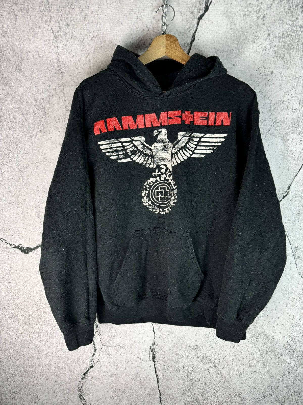 Band Tees Vintage Rammstein Logo Band Hoodie Size US M / EU 48-50 / 2 - 1 Thumbnail