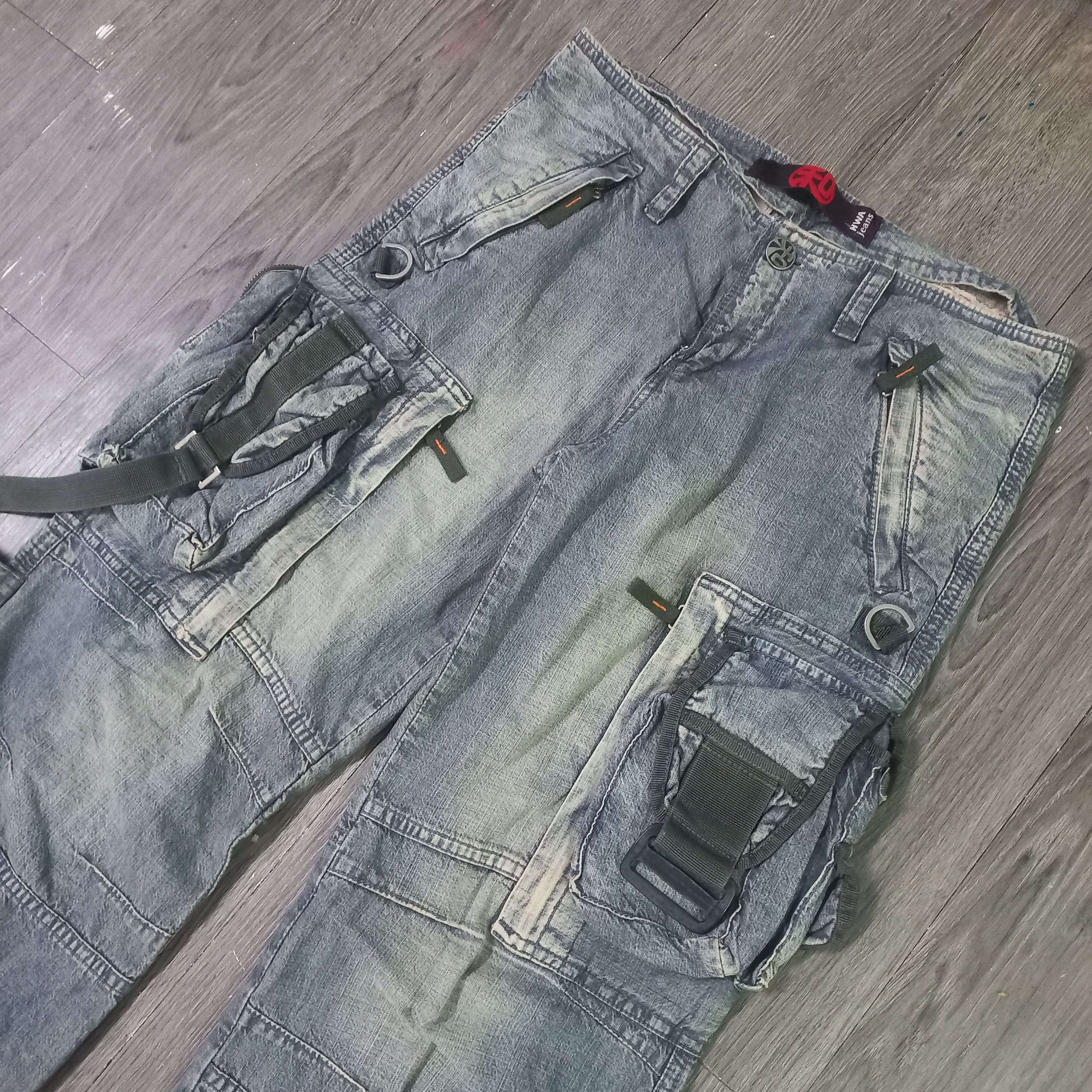 Designer × Japanese Brand Multi pocket baggy jeans Size 31" - 11 Thumbnail