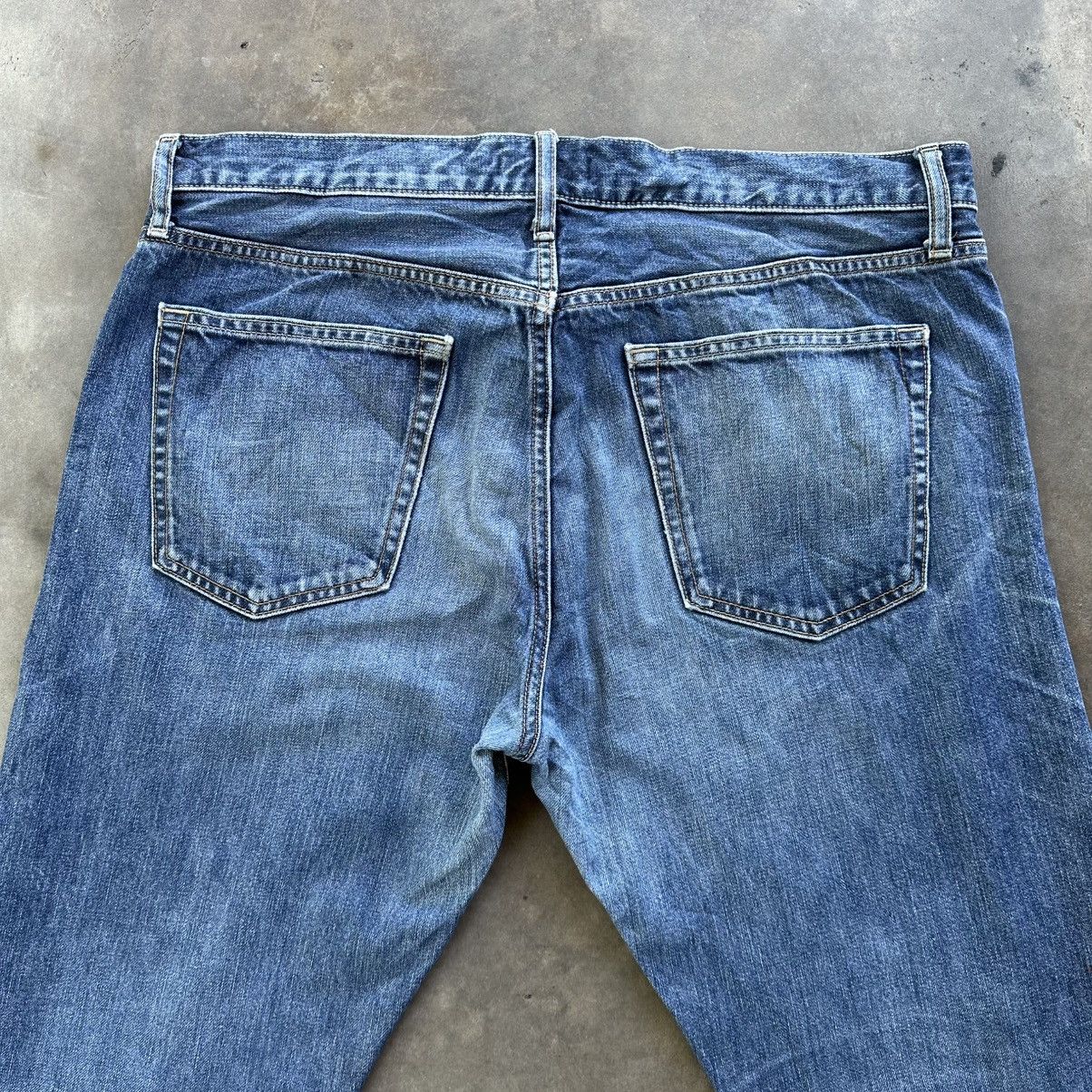 Japanese Brand Vintage Japanese Distressed Faded Denim Jean Pant W37 Size US 37 - 11 Thumbnail
