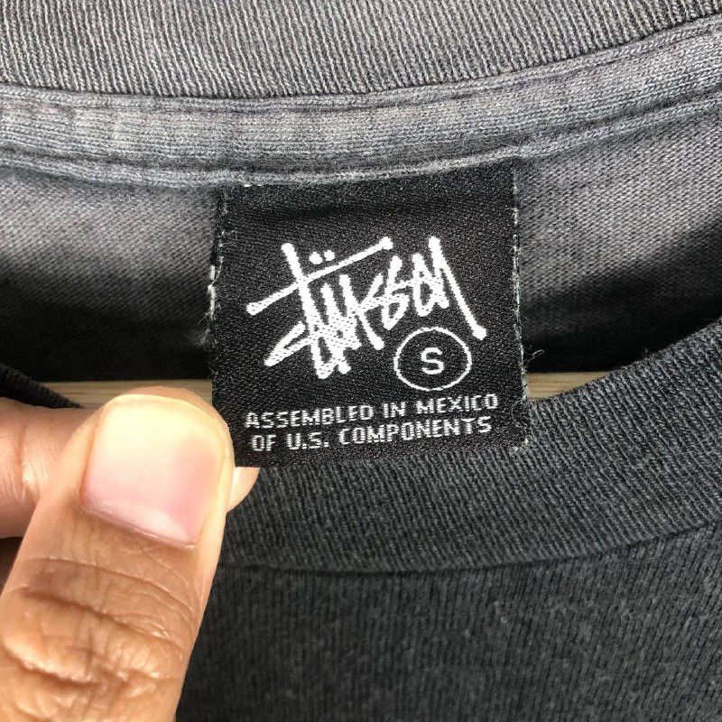 Stussy × Vintage Vintage Stussy "Old School Mash Respect" shirt Size US S / EU 44-46 / 1 - 8 Thumbnail