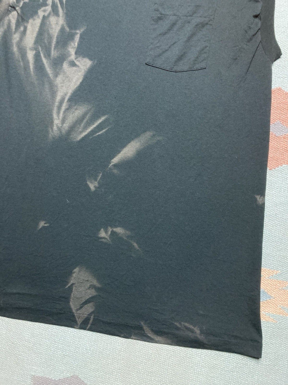 Fruit Of The Loom × Vintage 80s sleeveless pocket t shirt faded black fruit of loom 3XL Size US XXL / EU 58 / 5 - 2 Thumbnail