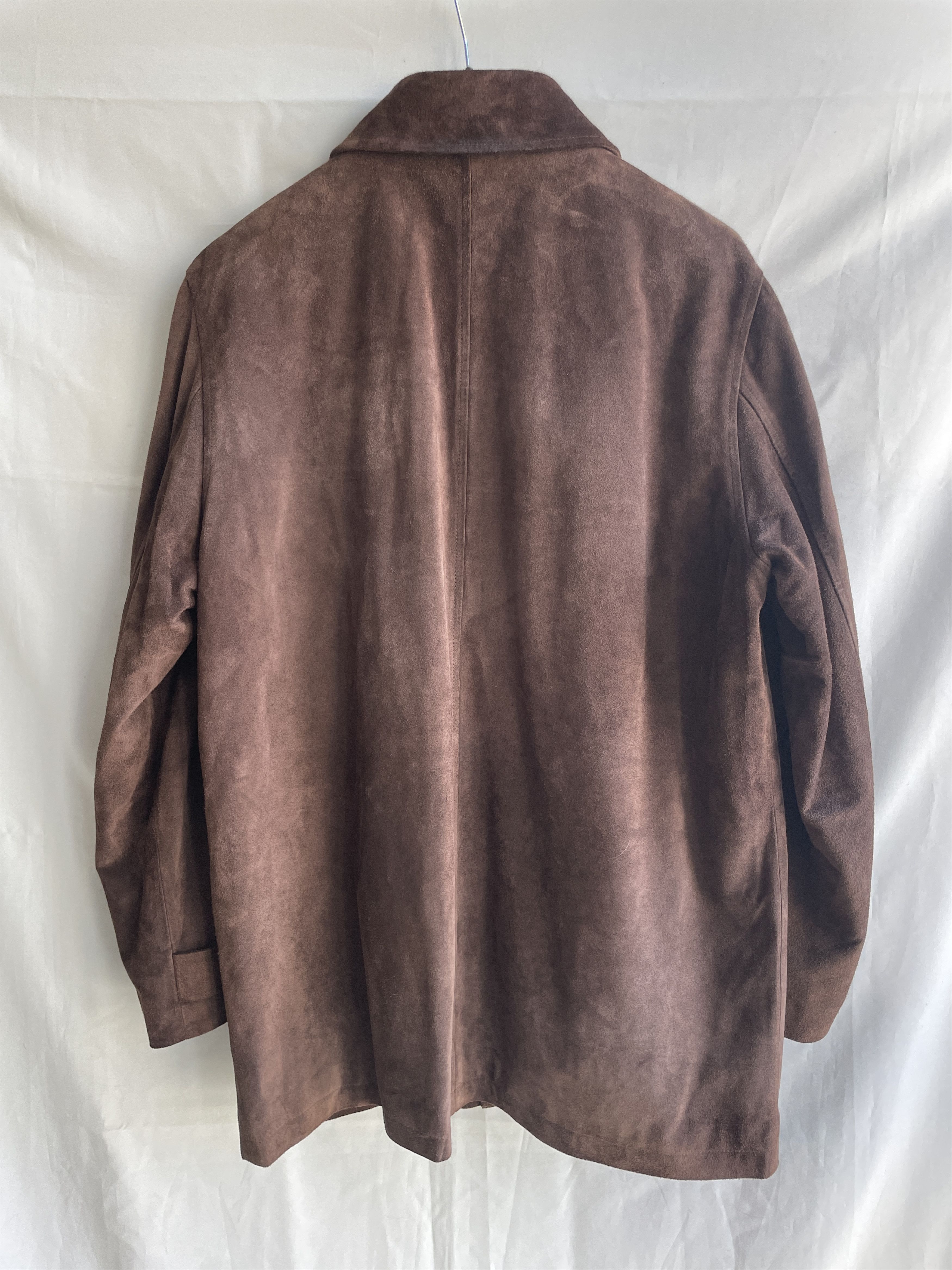 Polo Ralph Lauren Polo Ralph Lauren Calf Suede Brown Tobacco Barn Coat Size L Size US L / EU 52-54 / 3 - 3 Thumbnail