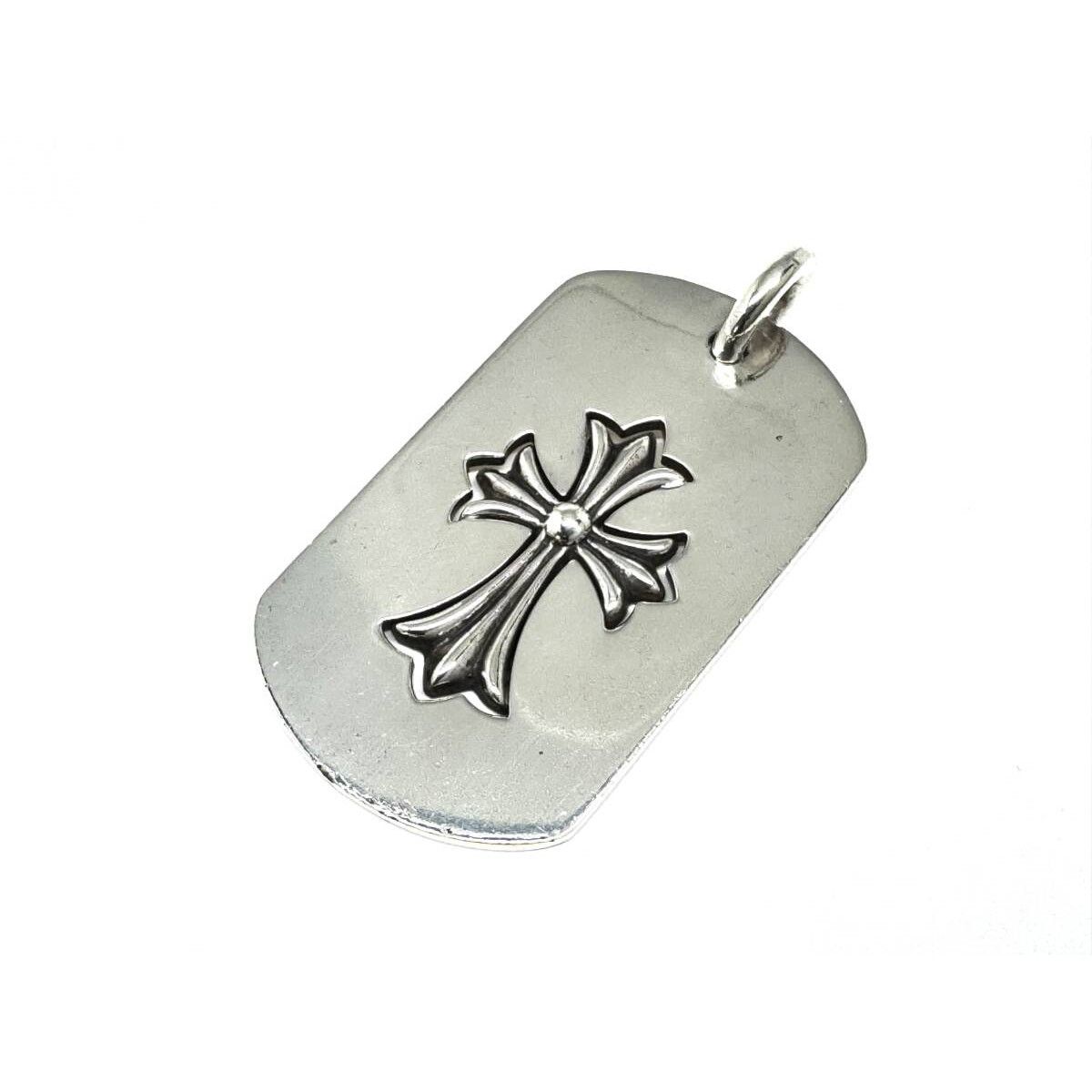 Chrome Hearts Chrome Hearts Invoice Cutout Tiny Cross Dog Tag Size ONE SIZE - 2 Thumbnail