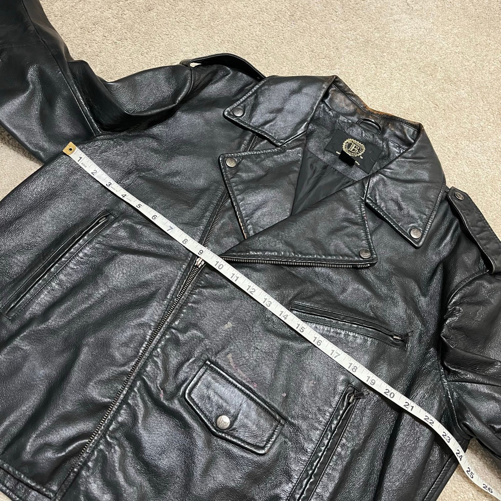 Other Bradford Exchange Eagle & USA Flag Black Leather Jacket L Size US L / EU 52-54 / 3 - 8 Thumbnail