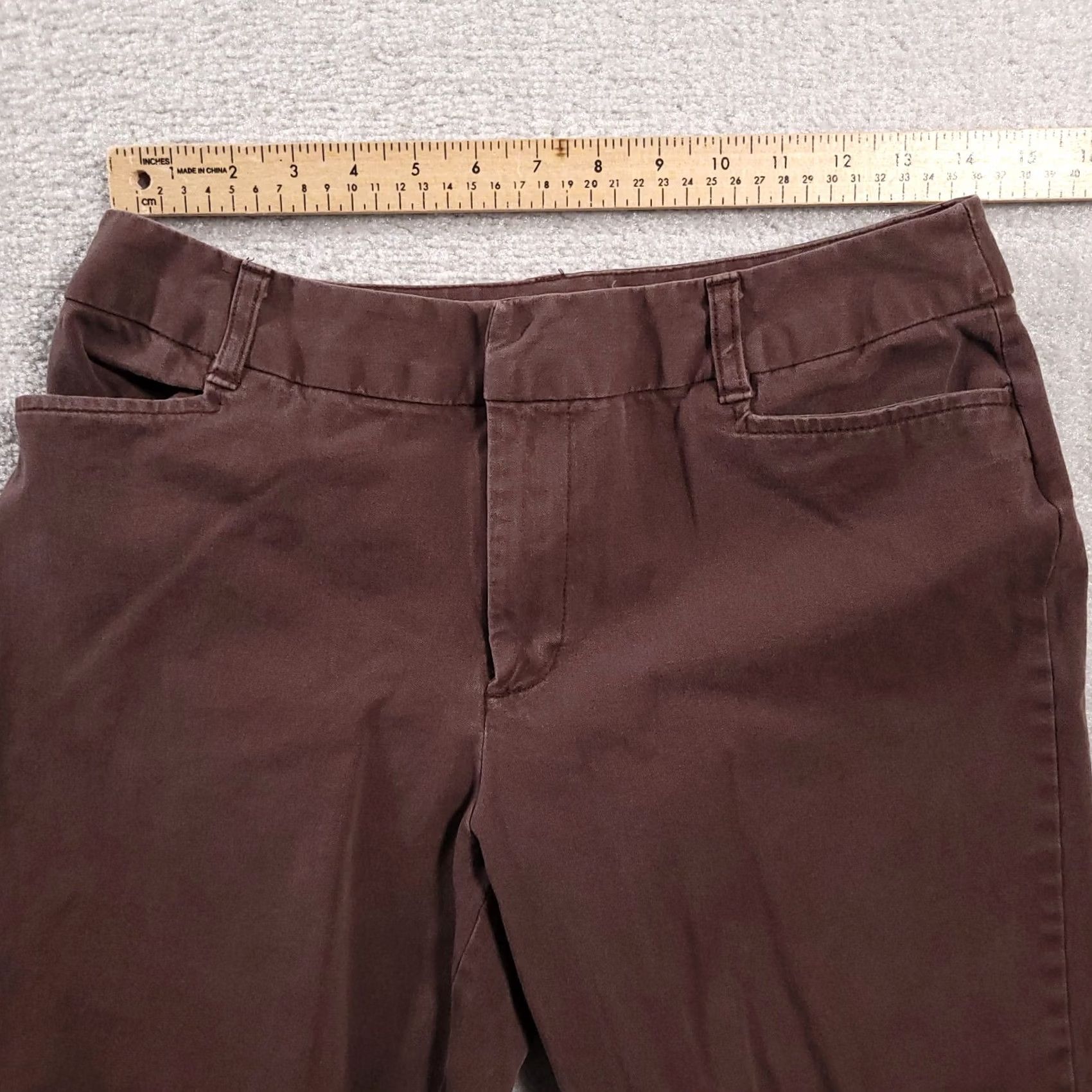 Vintage VINTAGE St. John's Bay Dress Pants Women's 10 Brown Mid Rise Stretch Bootcut Pants Womens 90s Casual Size 32" / US 10 / IT 46 - 4 Thumbnail