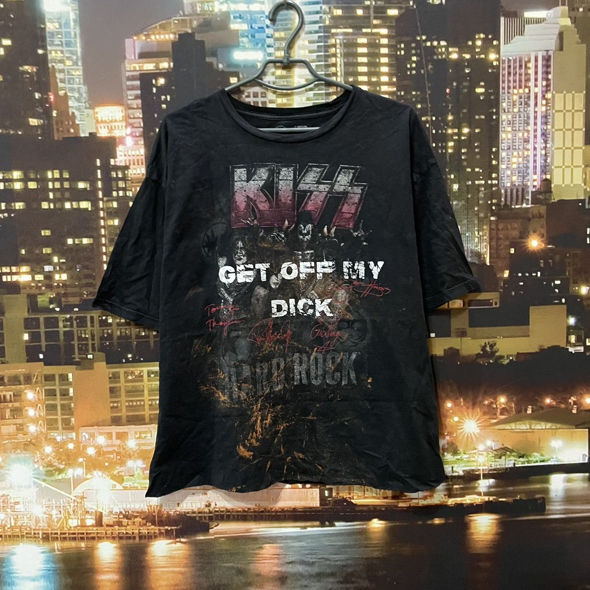 Vintage Vintage 90s Thrashed Graphic Tee Grunge Punk Humor Cropped M Size US M / EU 48-50 / 2 - 1 Thumbnail