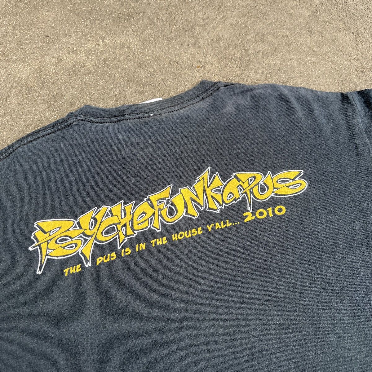 Band Tees Rare Vintage Y2K Psychefunkapus funk metal Promo Tee Faded Size US M / EU 48-50 / 2 - 8 Thumbnail