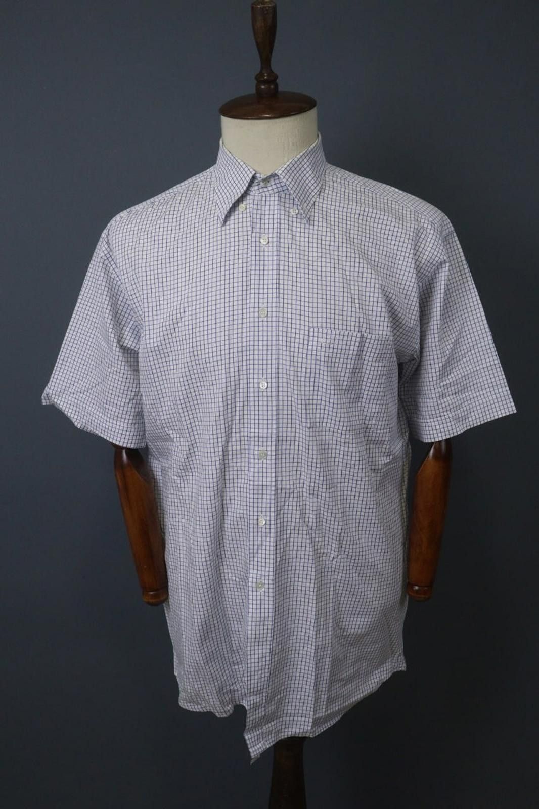 Dior Christian Dior Multi Plaid 100% Front Shirt Dress Size 17 Size M / US 6-8 / IT 42-44 - 1 Thumbnail