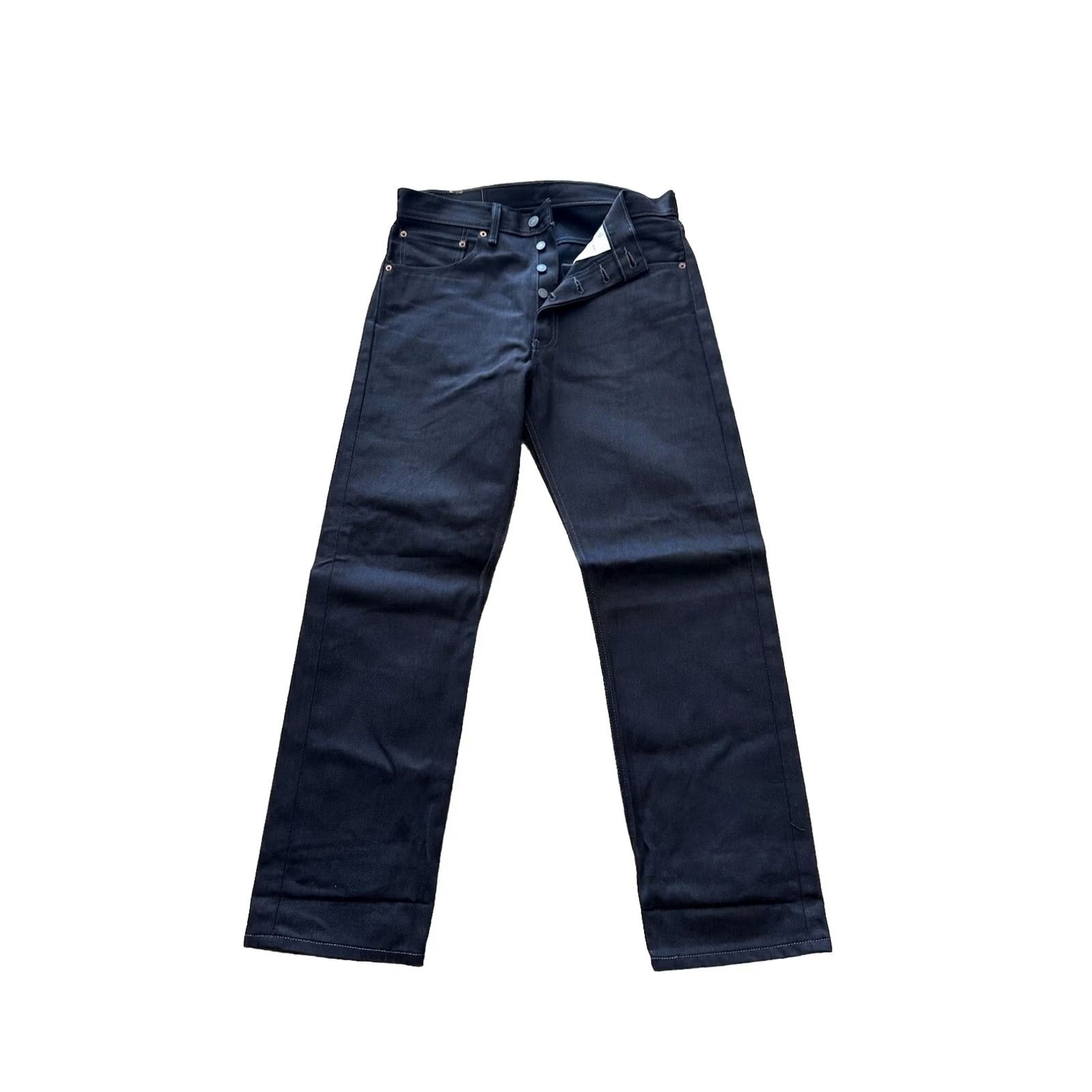 Levi's VINTAGE Y2K Levis 501 Jeans Mens Size 32x30 Black Straight Leg Button Fly Actual Size US 32 / EU 48 - 2 Thumbnail