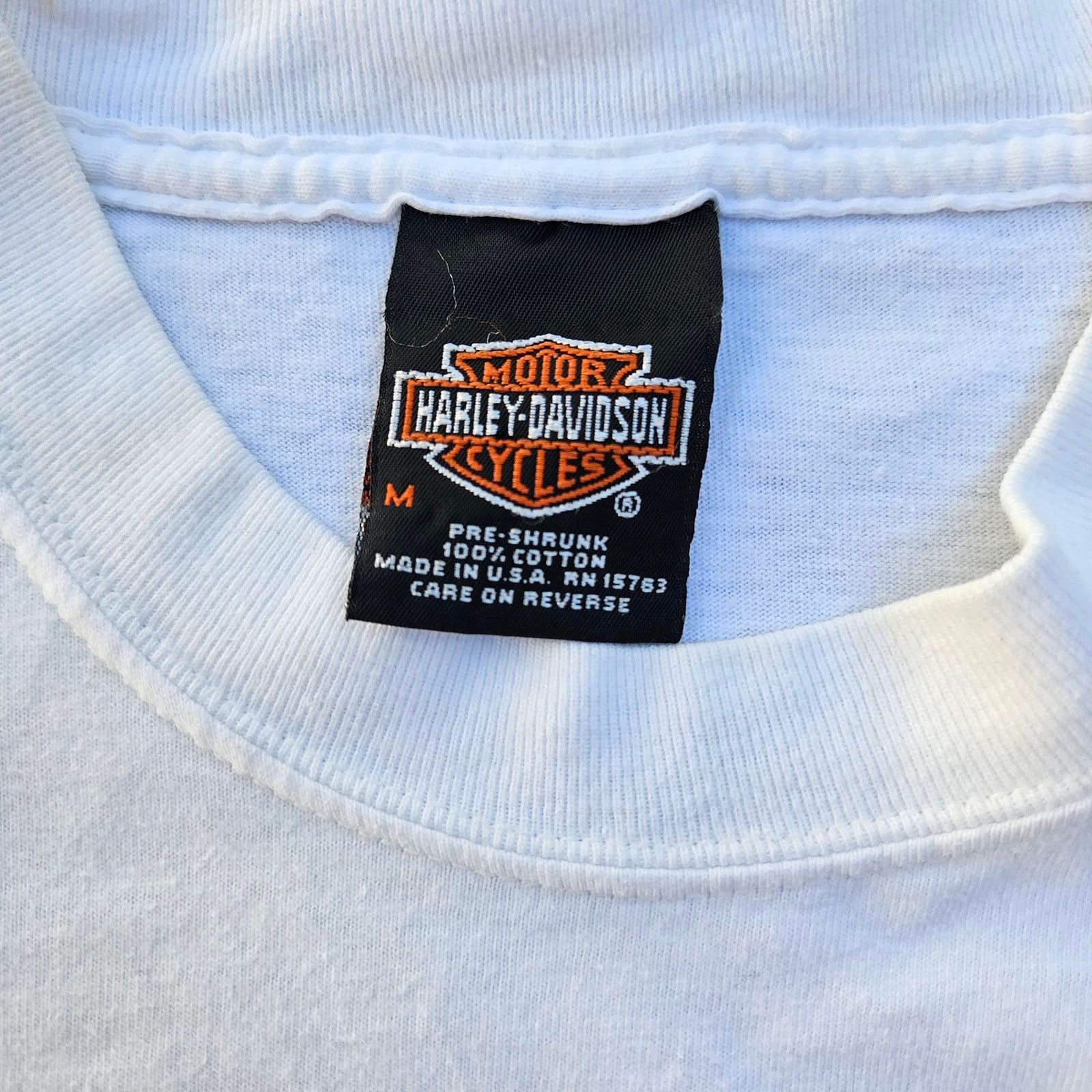 Harley Davidson Harley Davidson Y2K Shirt Woman's Medium White 2002 Size M / US 6-8 / IT 42-44 - 2 Thumbnail