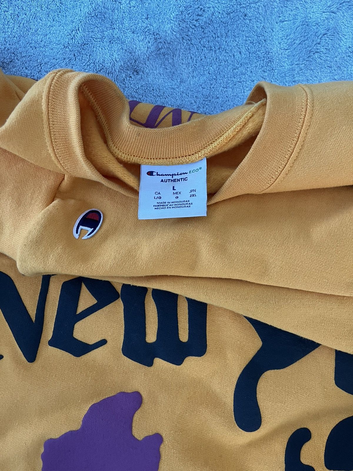 A$AP Rocky × Champion 2020 Yams Day Sweatshirt Size US L / EU 52-54 / 3 - 7 Thumbnail