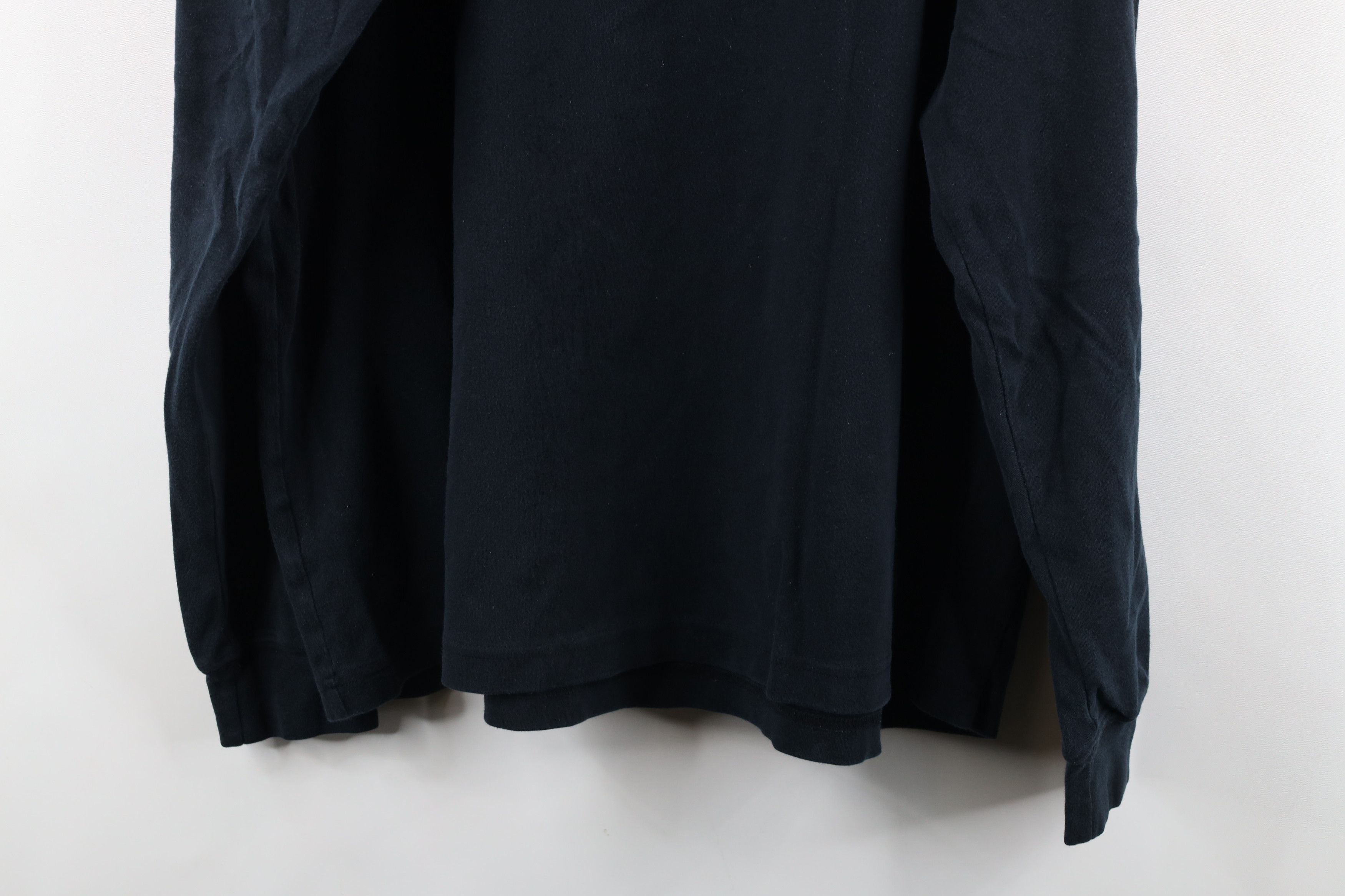 Lands' End × Vintage Vintage 90s Lands End Mock Neck Long Sleeve T-Shirt Black Size US L / EU 52-54 / 3 - 10 Thumbnail