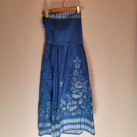 Vintage Bette Of Jamaica Vintage Batik Strapless 60s Dress - S/M Size M / US 6-8 / IT 42-44 - 3 Thumbnail