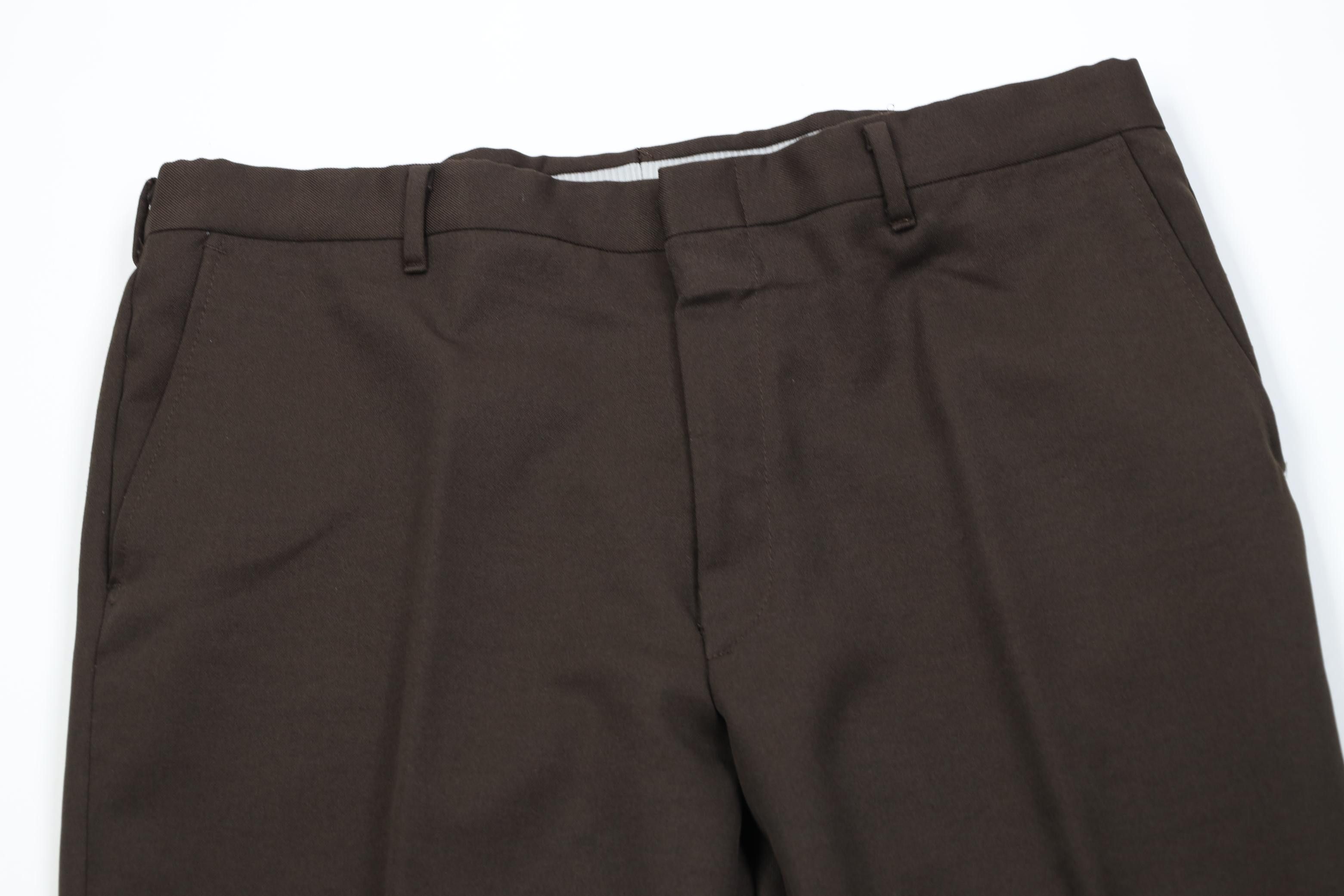 Vintage Vintage 70s Streetwear Wide Leg Chino Pants Brown USA Size US 38 / EU 54 - 2 Thumbnail