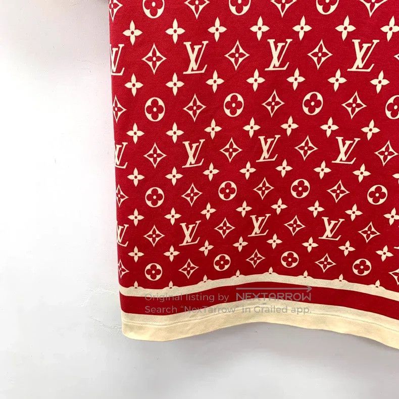 Louis Vuitton Louis Vuitton 23 red logo presbyopic full print cotton rou Size US M / EU 48-50 / 2 - 4 Thumbnail
