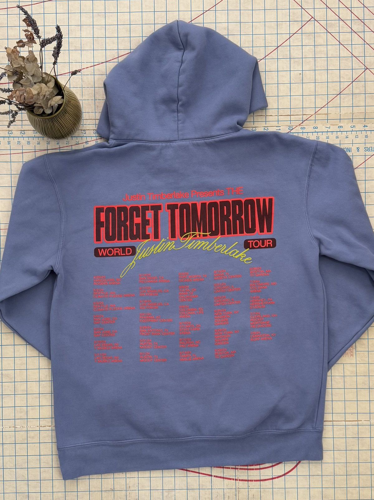 Band Tees Justin Timberlake The Forget Tomorrow World Tour Hoodie Med Size US M / EU 48-50 / 2 - 9 Thumbnail