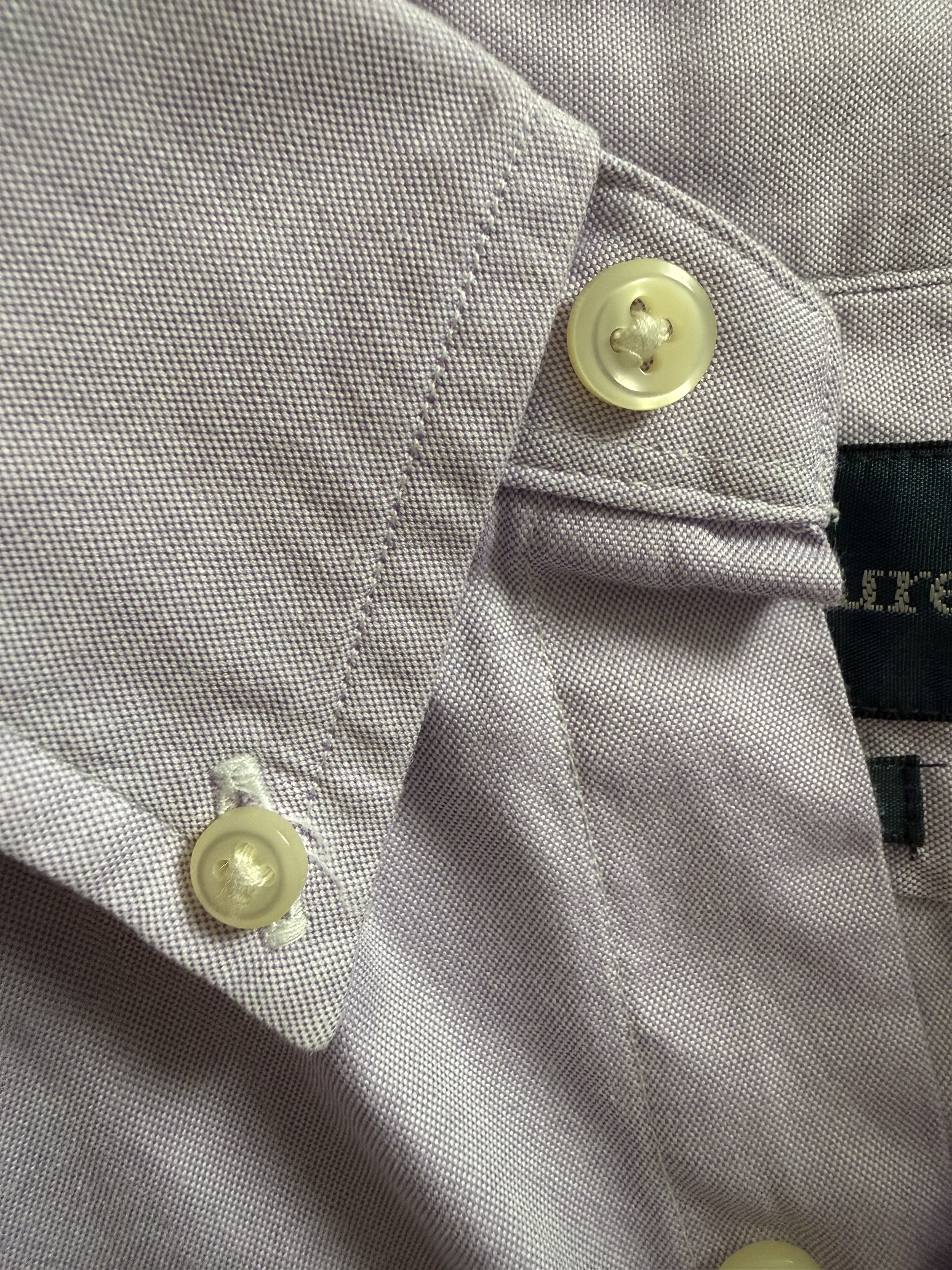 Polo Ralph Lauren Polo Ralph Lauren men's cotton shirt light purple Size US L / EU 52-54 / 3 - 4 Thumbnail