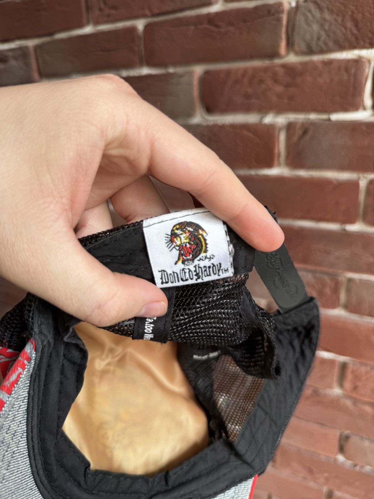 Ed Hardy Rare Vintage Ed Hardy Tiger Skull Hat Cap Y2K Drip Hype Size ONE SIZE - 6 Thumbnail