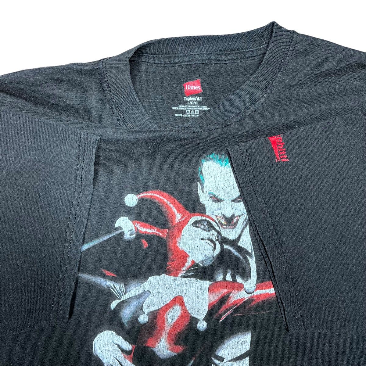 DC Comics × Vintage Vintage 2000s DC Comics Joker Harley Quinn Graphic T-Shirt Size US L / EU 52-54 / 3 - 2 Thumbnail