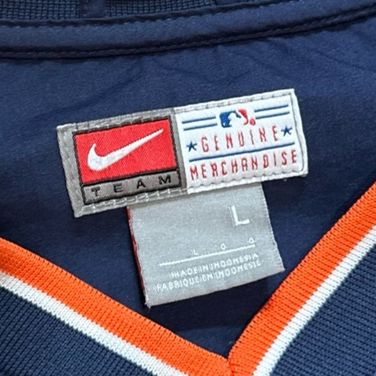 Nike Y2K Nike Team MLB Detroit Tigers Center Swoosh Windbreaker Size US L / EU 52-54 / 3 - 8 Thumbnail