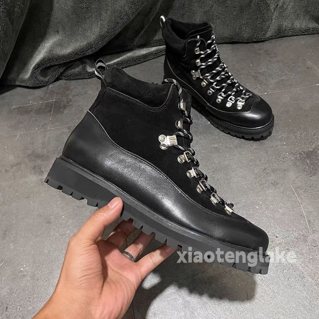 Vintage Unisex outdoor utility hiking mountain high shoes boots Size US 8 / EU 41 - 11 Thumbnail