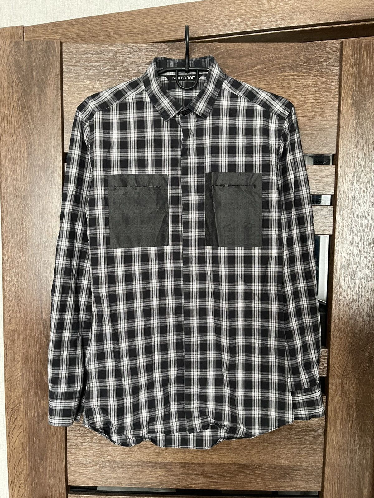 Neil Barrett Neil Barrett Shirt Button Up Long Sleeve Size US S / EU 44-46 / 1 - 2 Thumbnail
