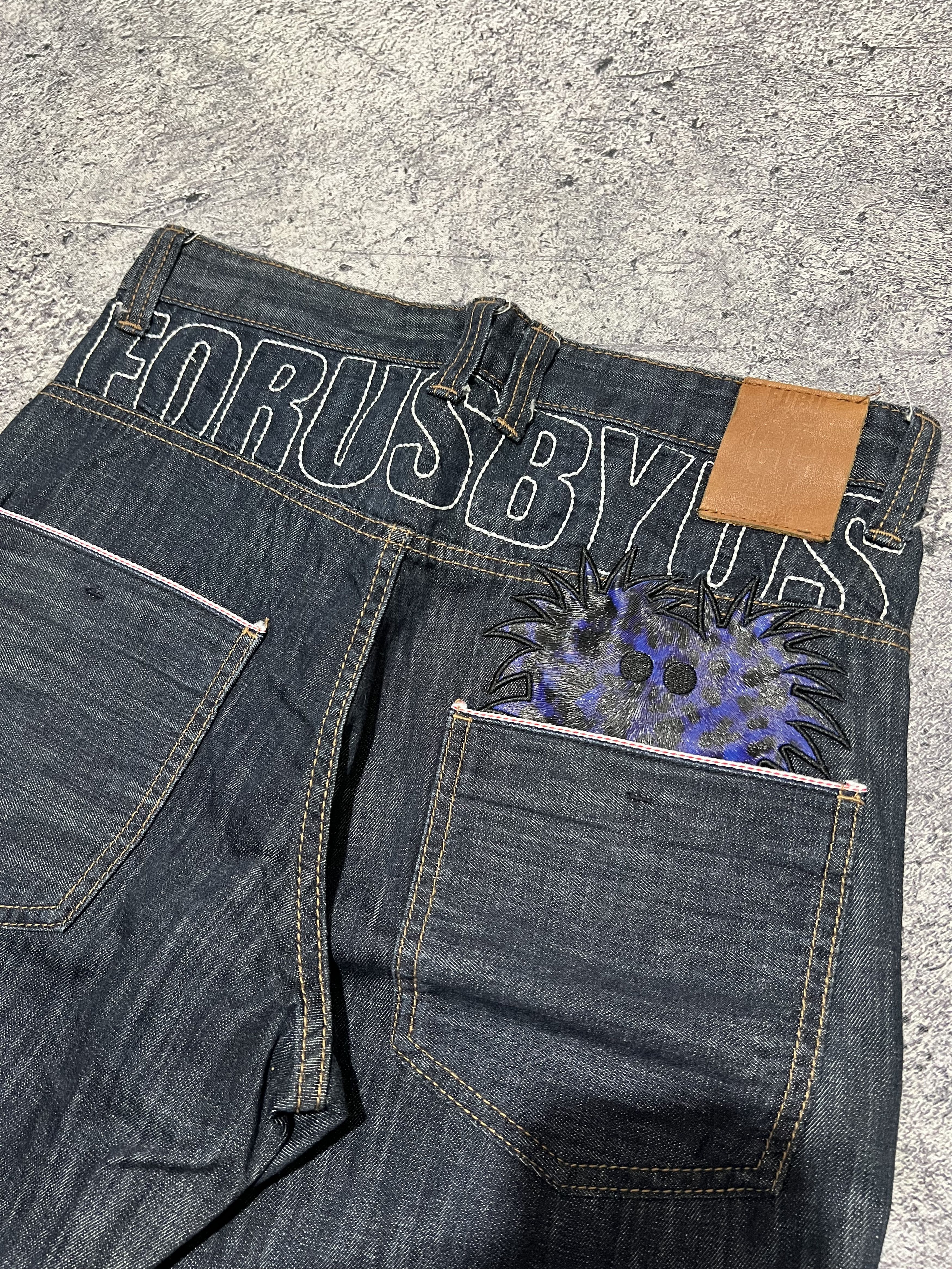 Fubu 2000s Archival Fubu Poem Jeans y2k Ifsixwasnine Size US 31 - 4 Thumbnail