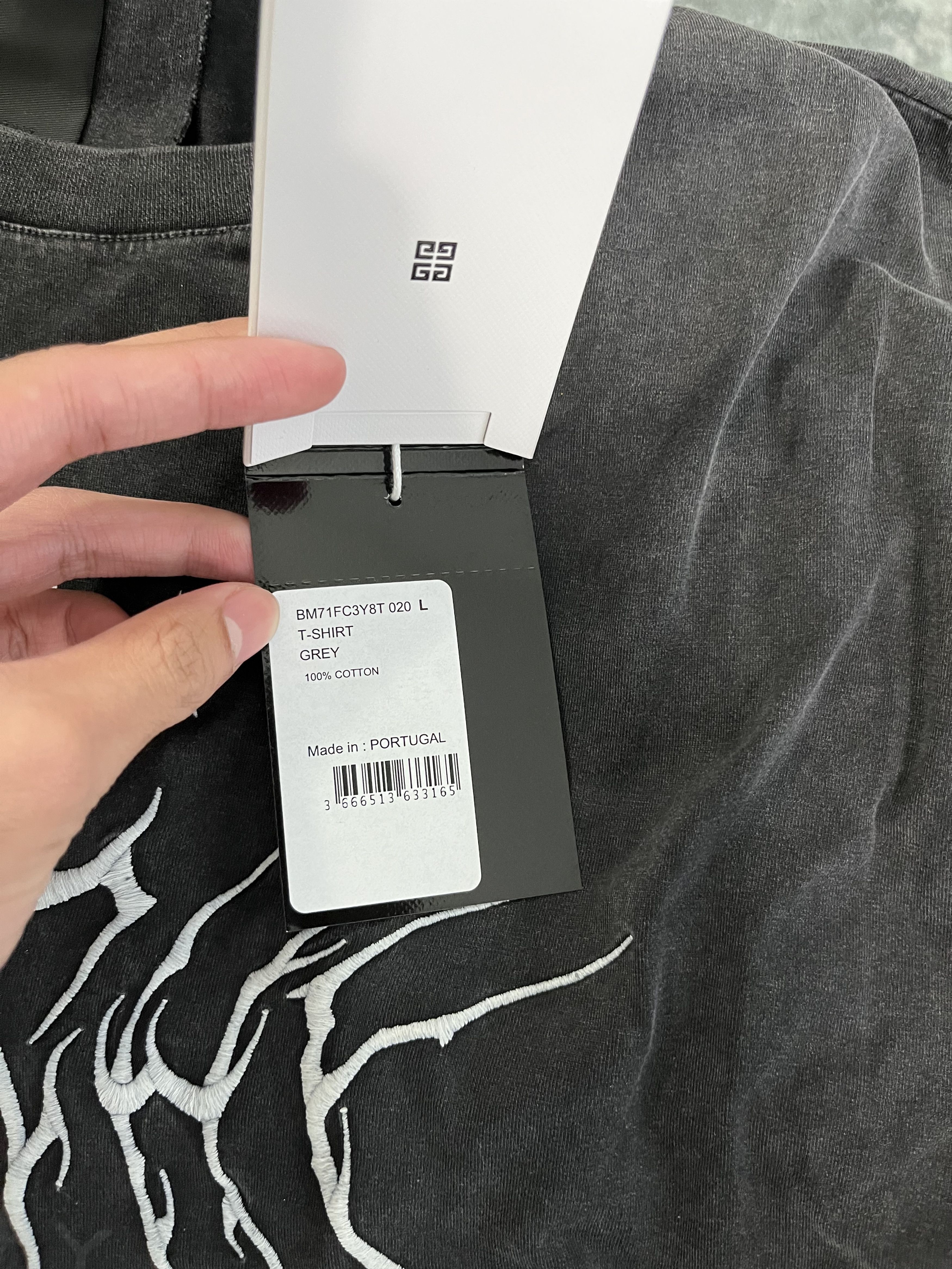 Alyx × Givenchy × MMW Givenchy Multi Layer Shirt Gray Size US S / EU 44-46 / 1 - 10 Thumbnail