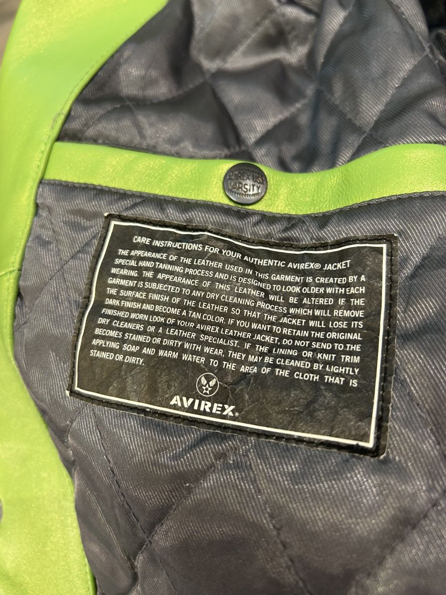 Avirex Avirex Stars and Stripes Leather Jacket Size US L / EU 52-54 / 3 - 11 Thumbnail