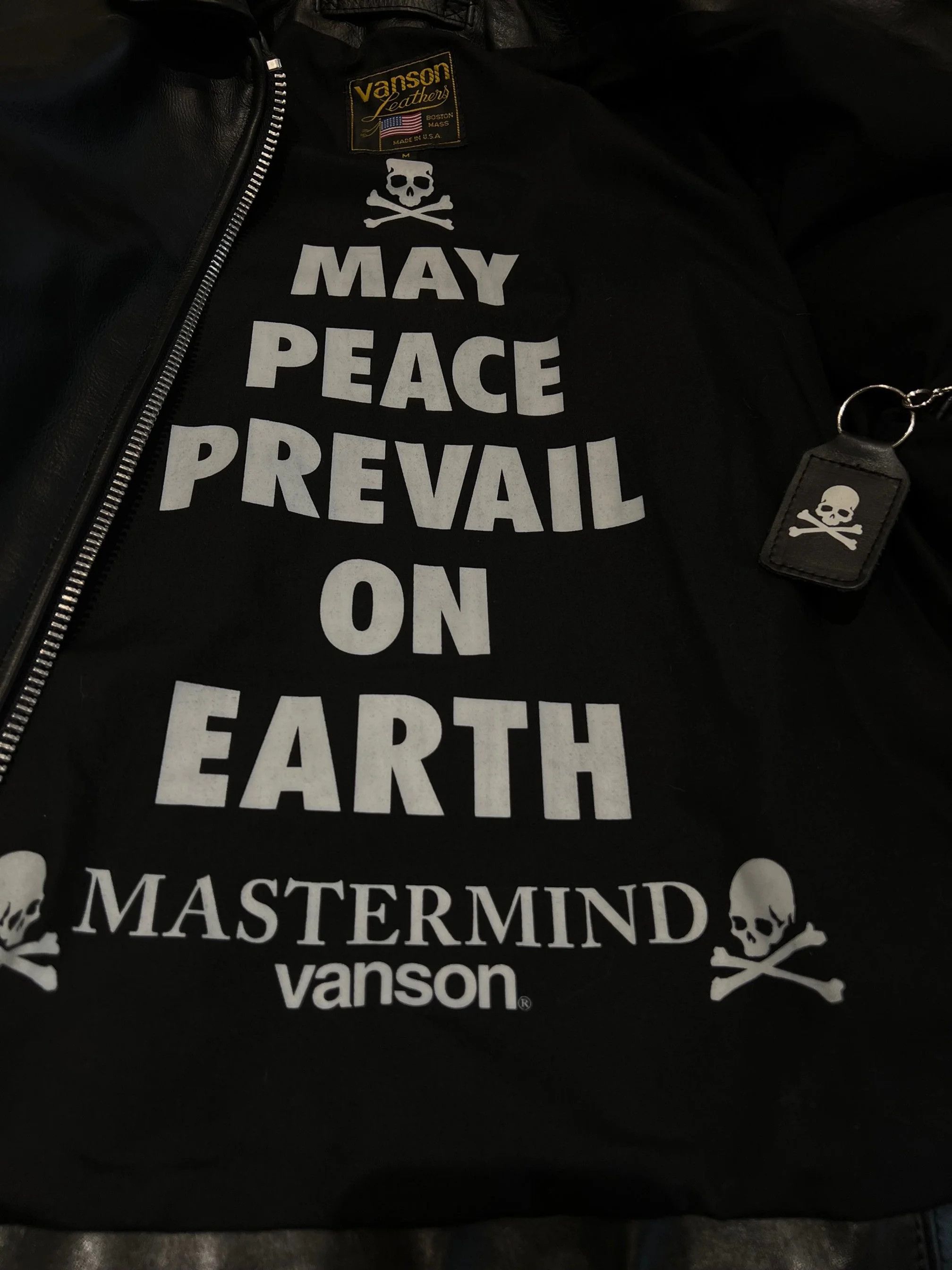 Mastermind Japan × Vanson Leathers Mastermind Japan × Vanson Leather Lambskin Biker Jacket Size US M / EU 48-50 / 2 - 6 Thumbnail