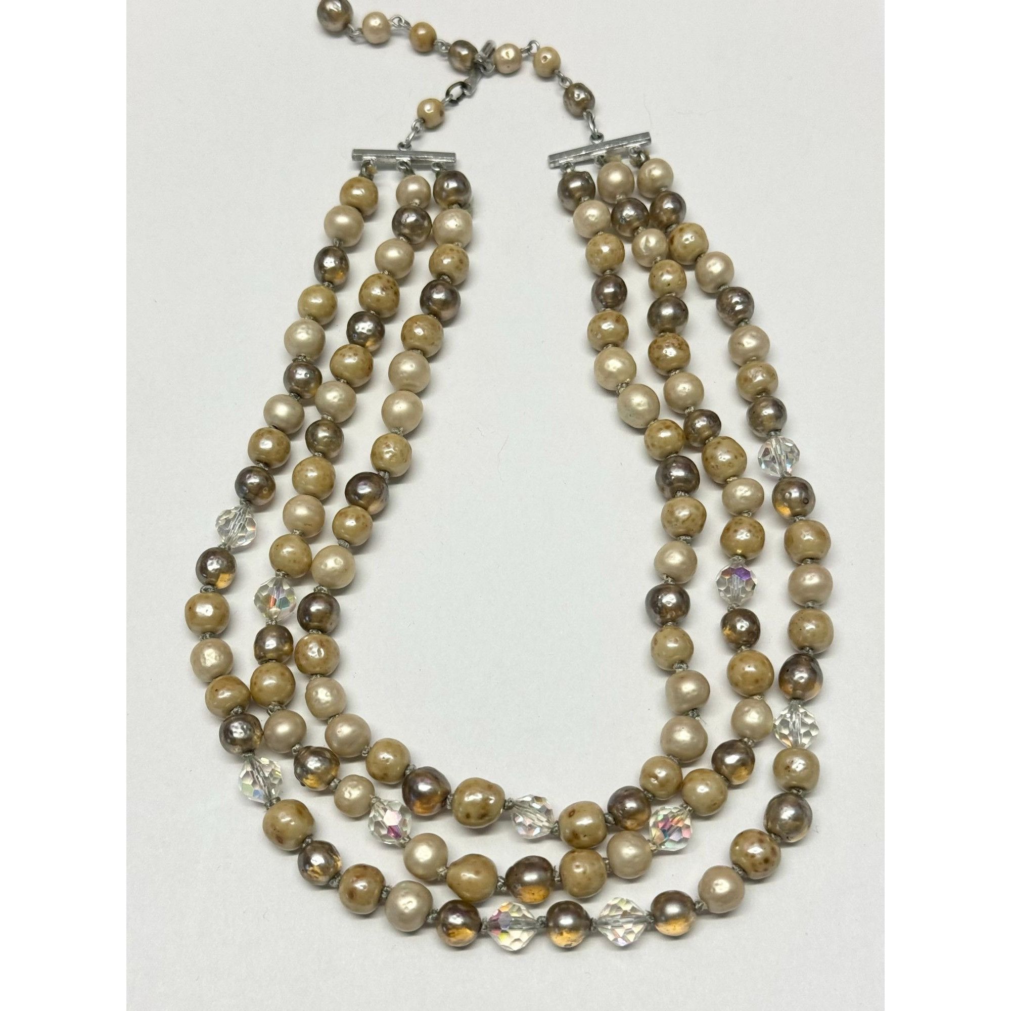 Vintage Japan vintage beaded multi strand necklace Size ONE SIZE - 2 Thumbnail