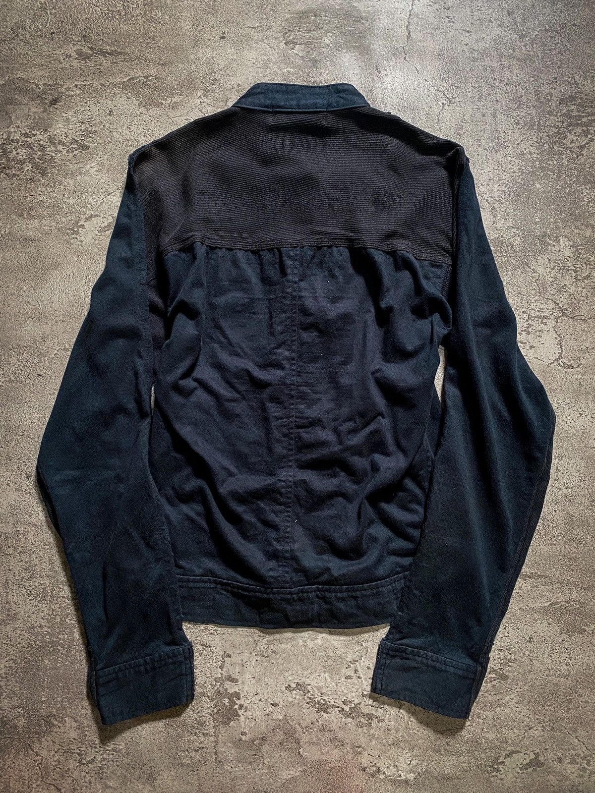 Vintage Chom'nose 2000s Asymmetric Hybrid zip moto jacker Size US M / EU 48-50 / 2 - 2 Thumbnail