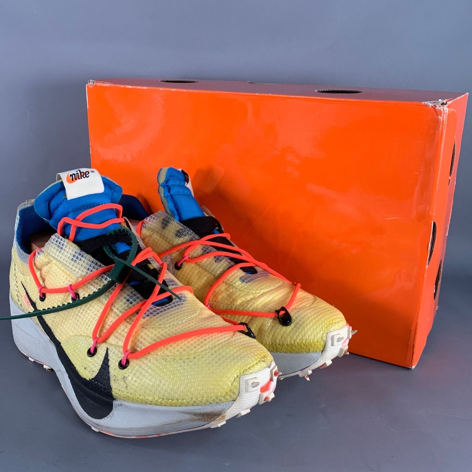 Off-White OFF-WHITE Vapor Street Black Color Block Lace-Up Sneakers Size US 12 / IT 42 - 9 Thumbnail