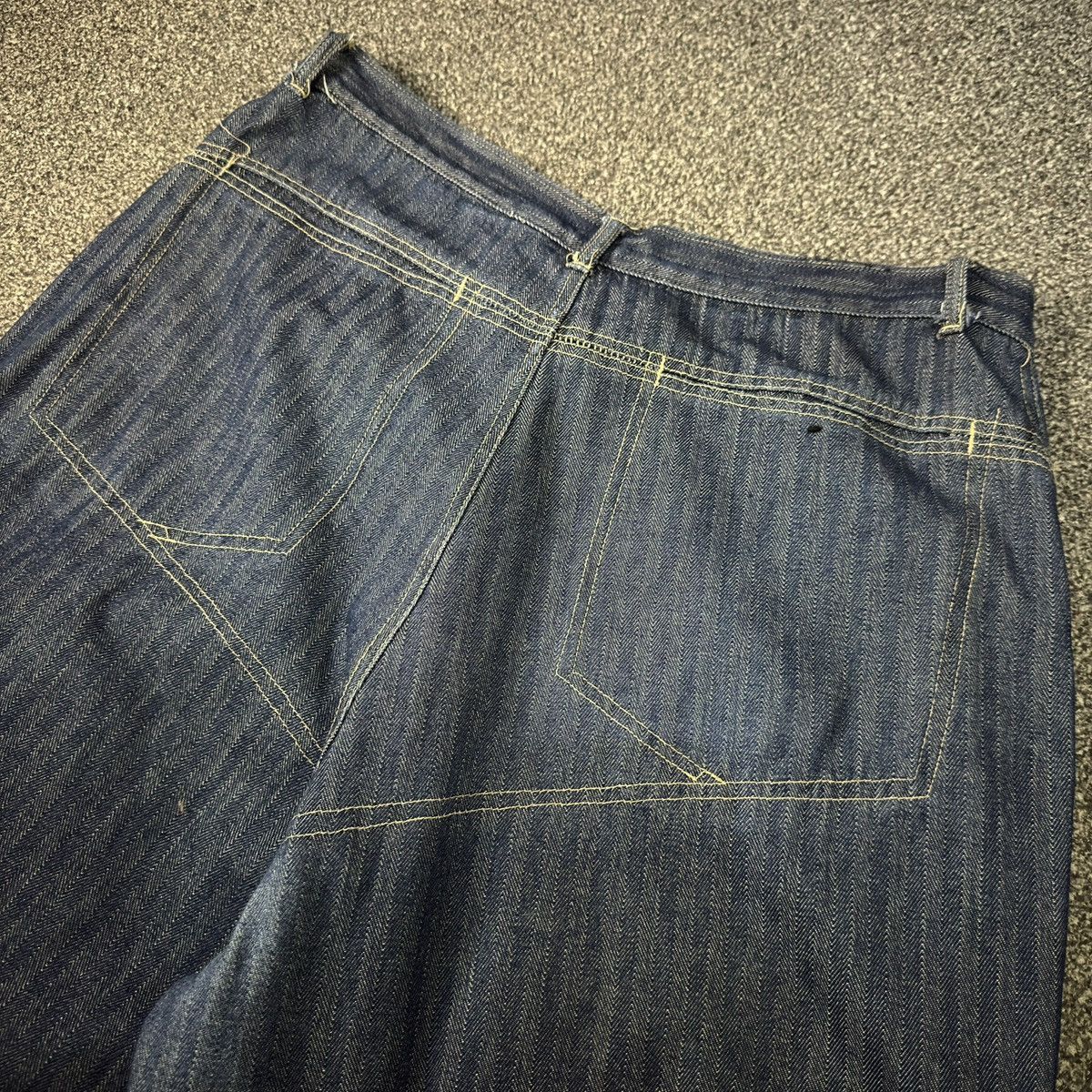 Ruff Ryders Vintage y2k Baggy Flared Tweed Ruff Ryders Dirty Denim Rap Size US 38 / EU 54 - 8 Thumbnail
