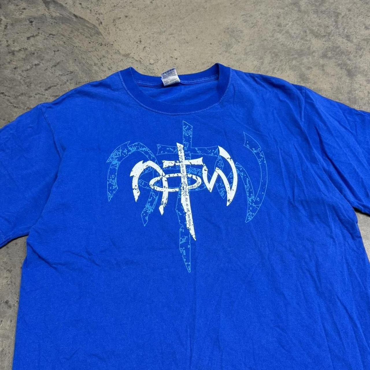 Fruit Of The Loom × Vintage Vintage Y2K Not Of This World Tribal T-Shirt Size US L / EU 52-54 / 3 - 2 Thumbnail
