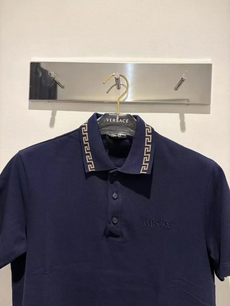 Versace Versace Men's polo shirt with short sleeves Size US M / EU 48-50 / 2 - 2 Thumbnail
