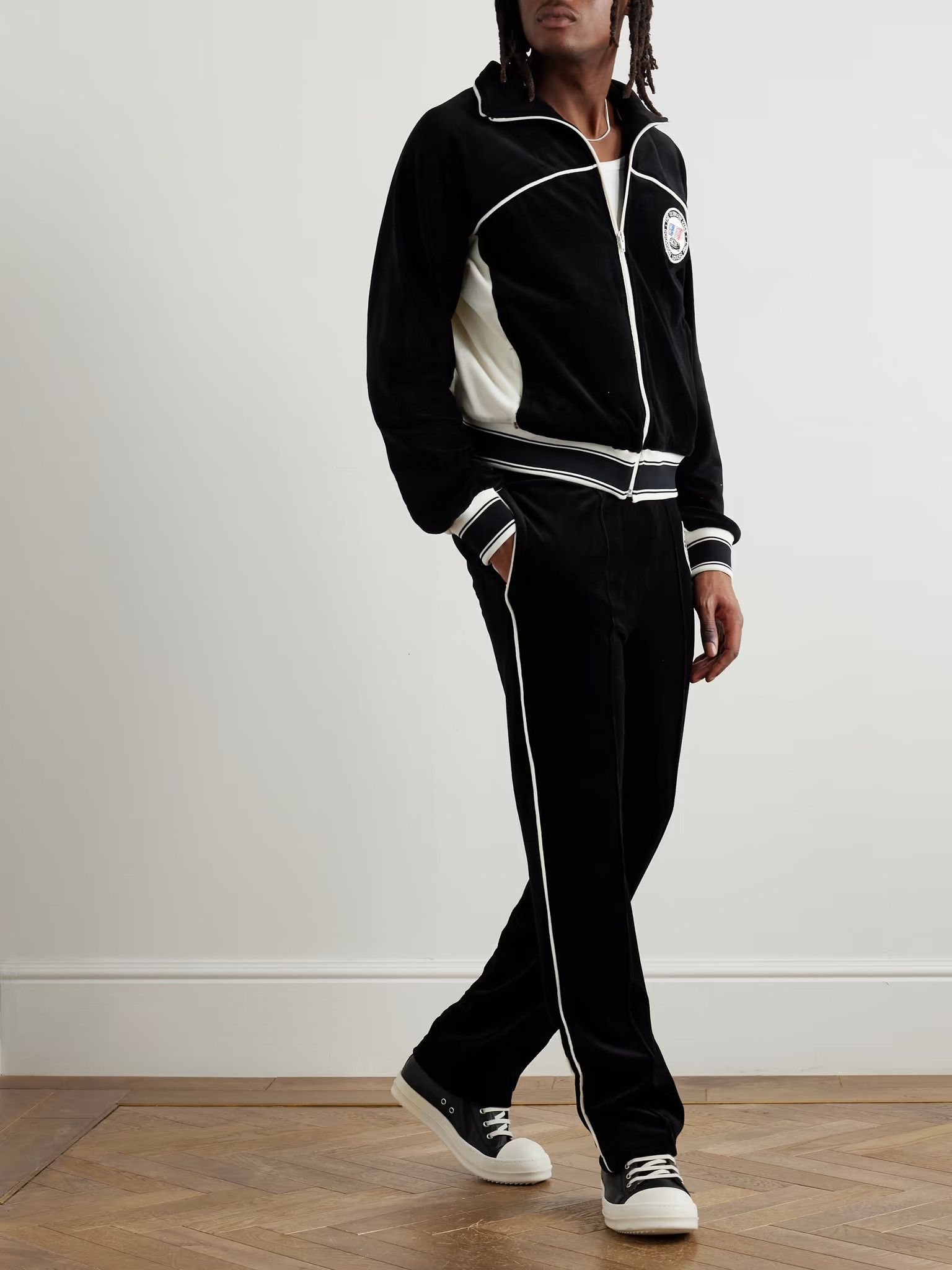 Saint Michael o1mle0326 LM Track Pants in Black Size US 30 / EU 46 - 6 Thumbnail