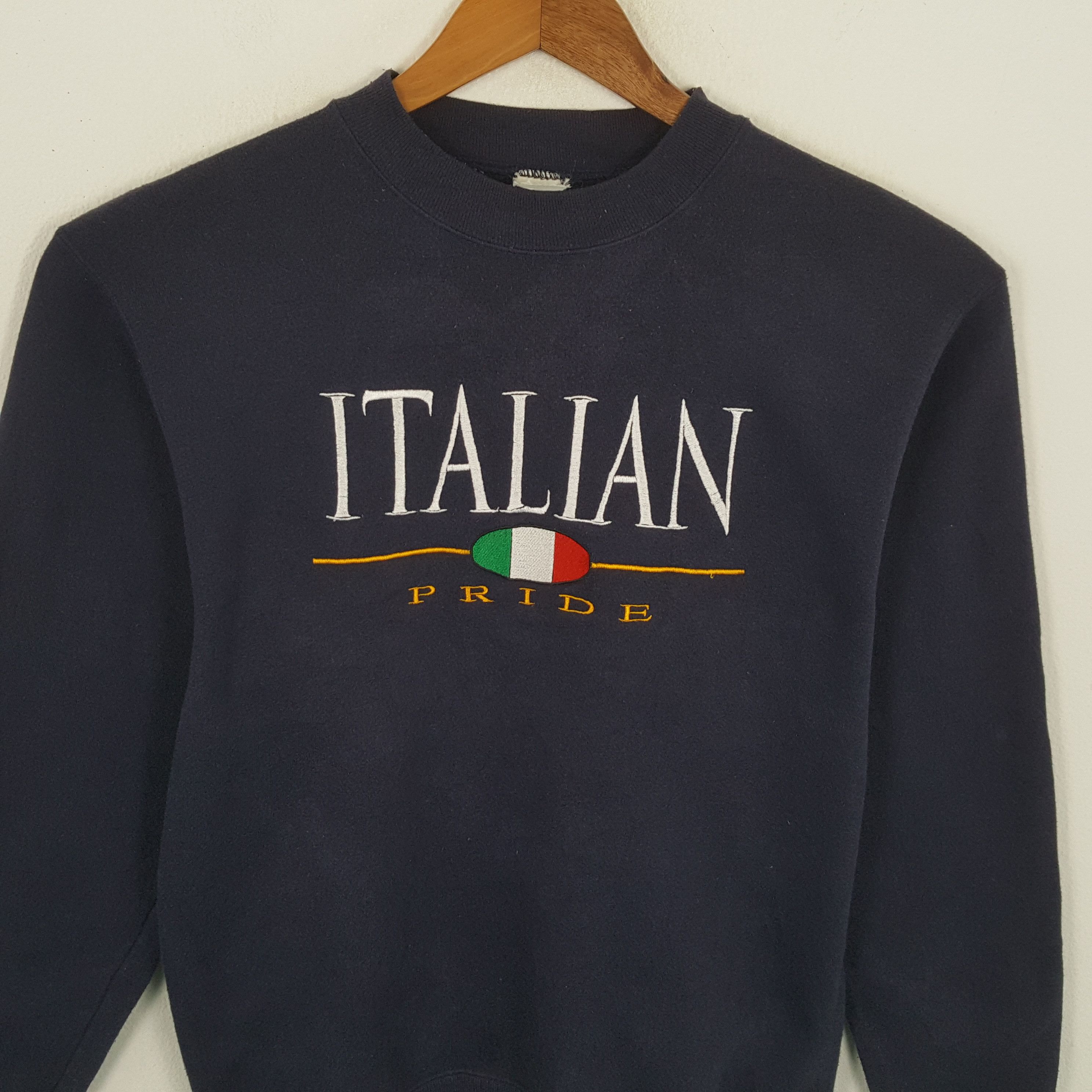 Vintage Vintage ITALIAN PRIDE Streetwear Style Promo Sweatshirts Size US S / EU 44-46 / 1 - 2 Thumbnail